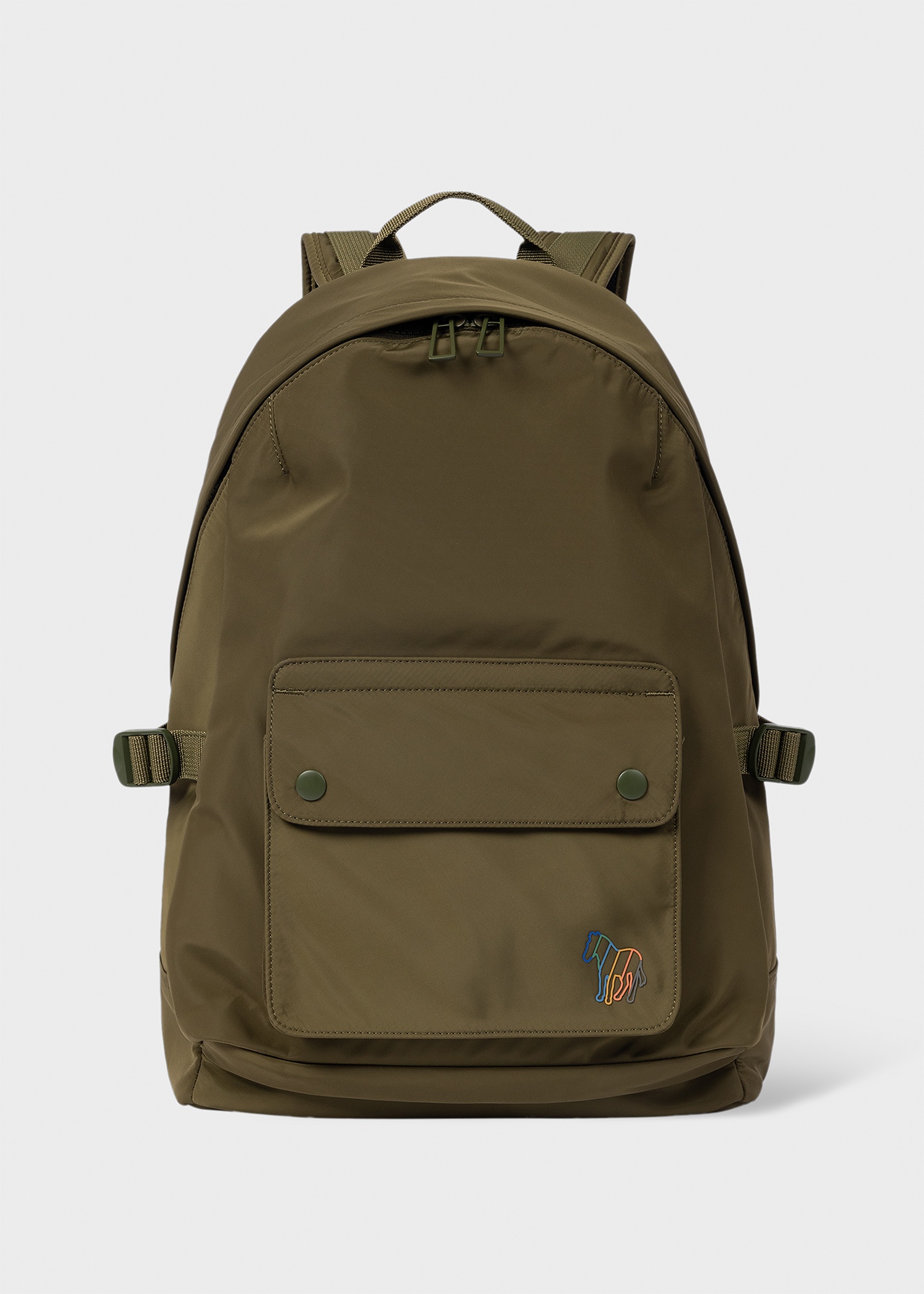 Khaki 'Broad Stripe Zebra' Backpack - 1