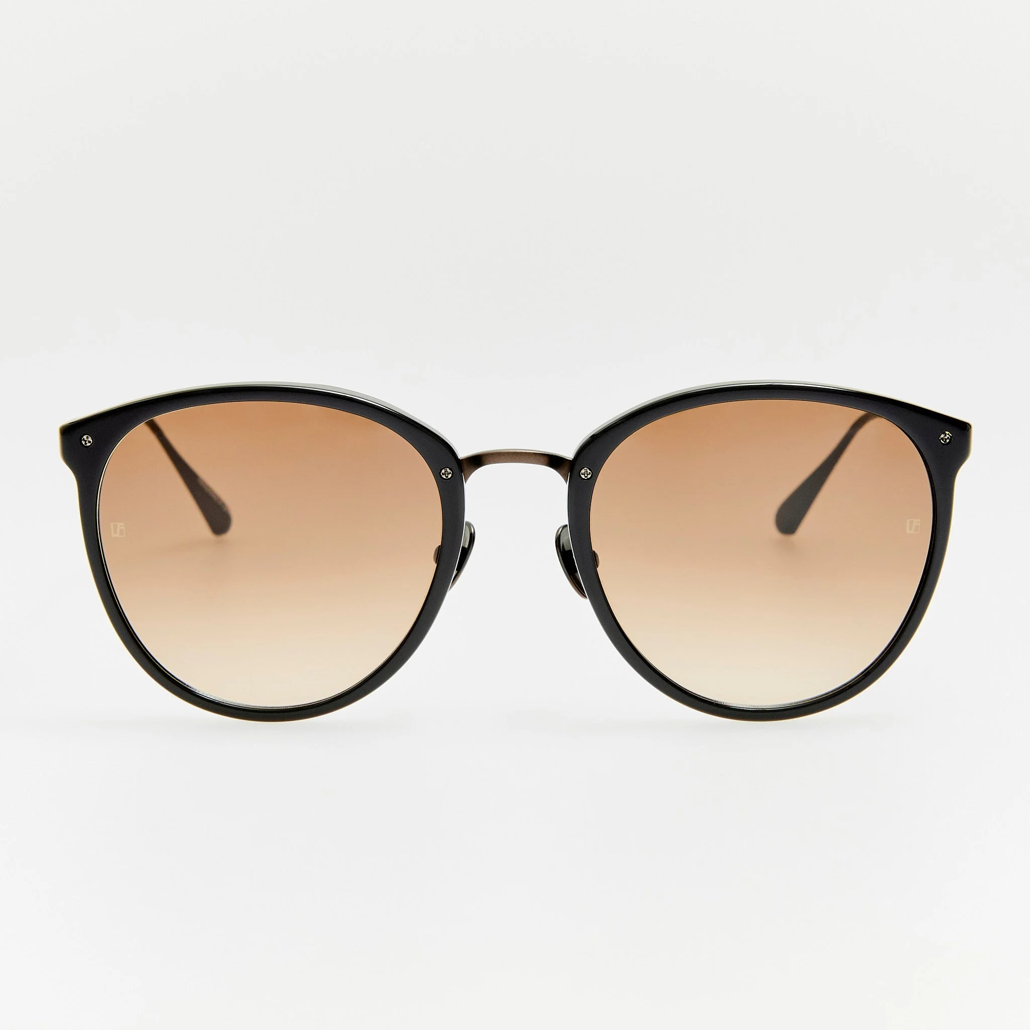 Calthorpe Sunglasses in Matt Nickel and Mocha - 1