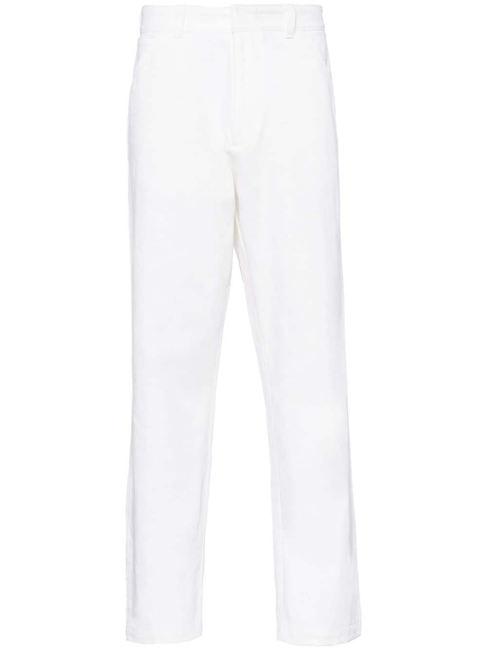 mid-rise loose-fit trousers - 1