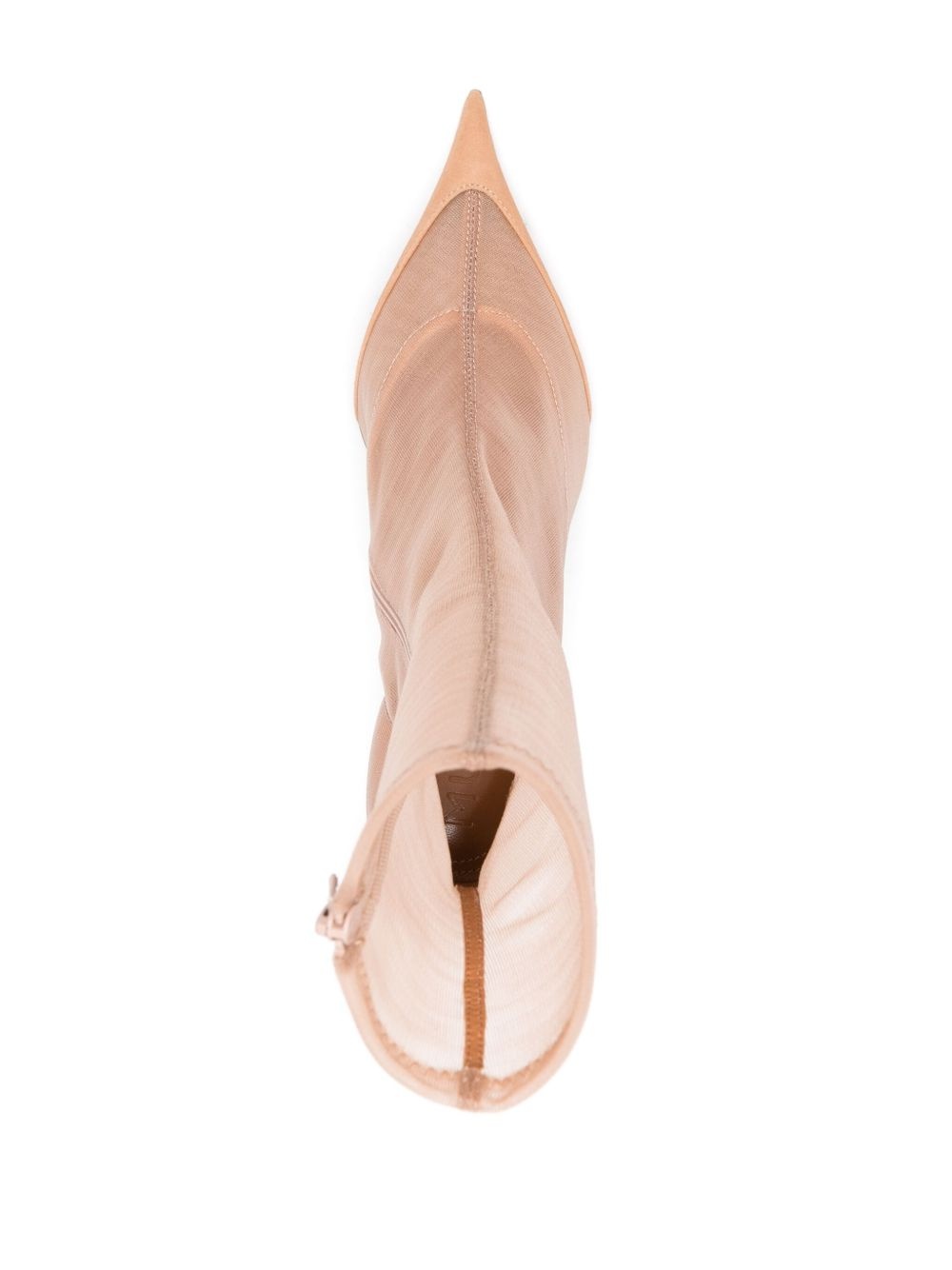 100mm semi-sheer ankles boots - 4