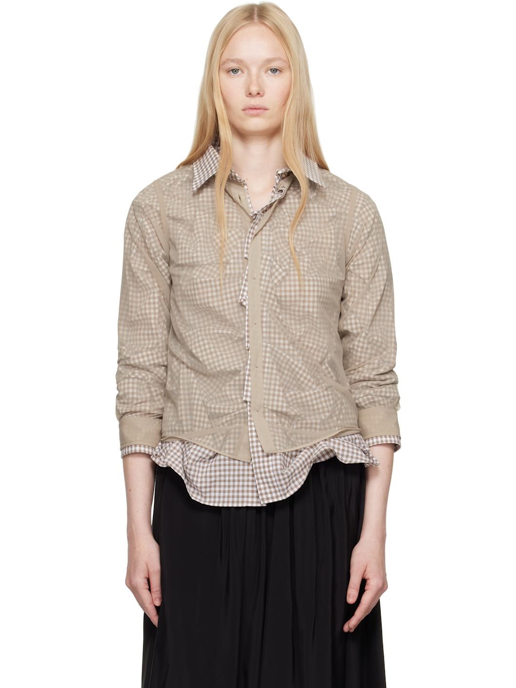 Brown Layer Shirt - 1