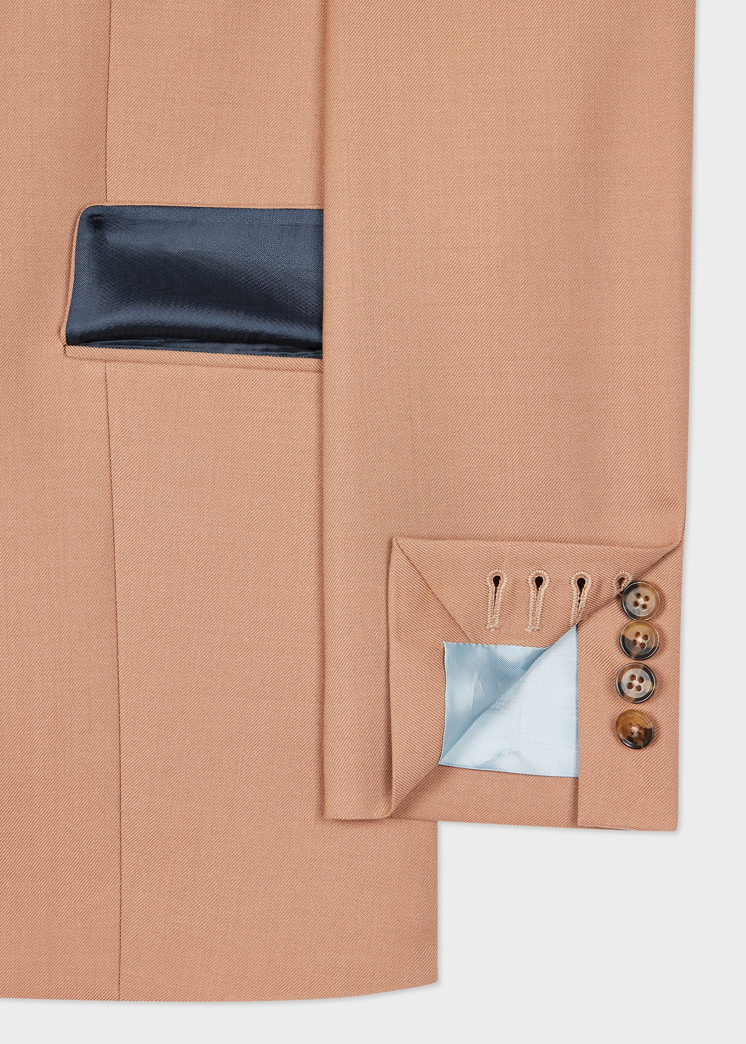 Women's 'A Suit To Travel In' - Taupe Wool Double Breasted Suit - 4