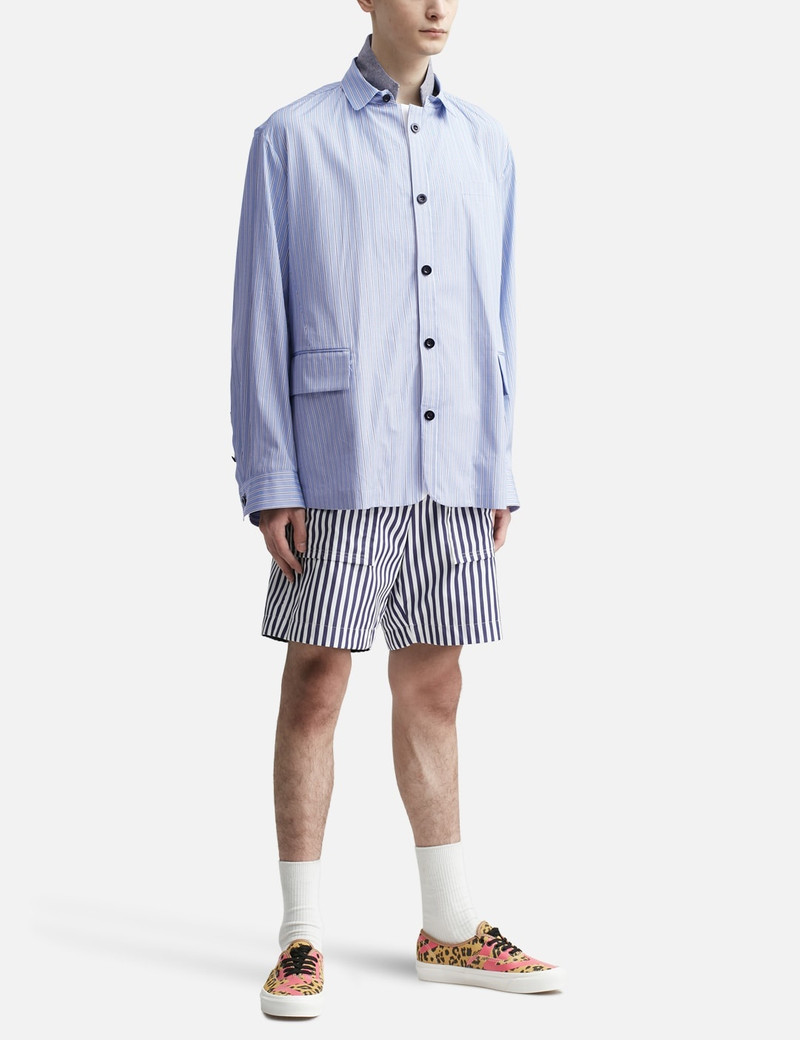 sacai THOMAS MASON COTTON POPLIN SHORTS outlook