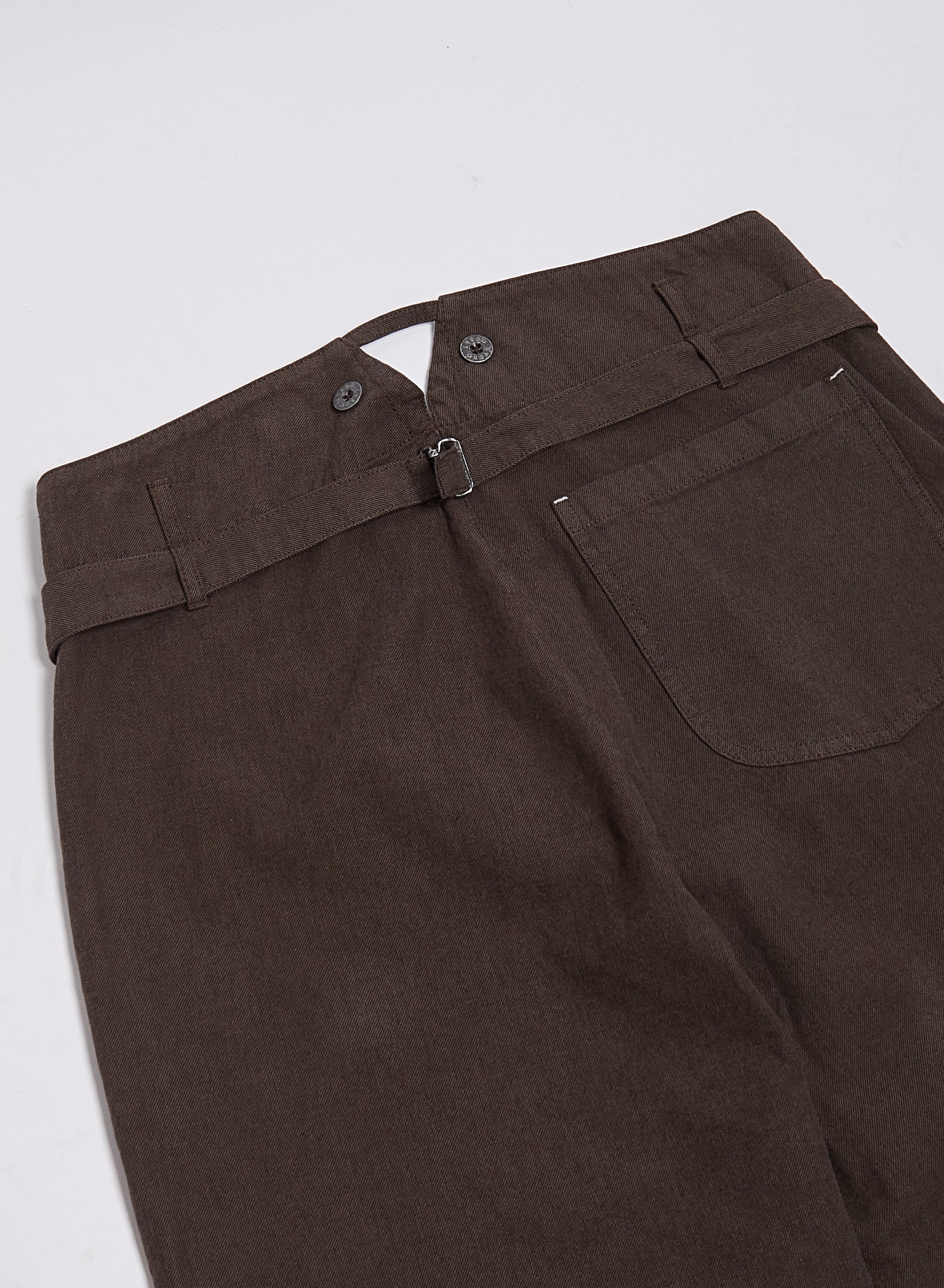 New Workwear Pant Broken Twill in Brown - 5