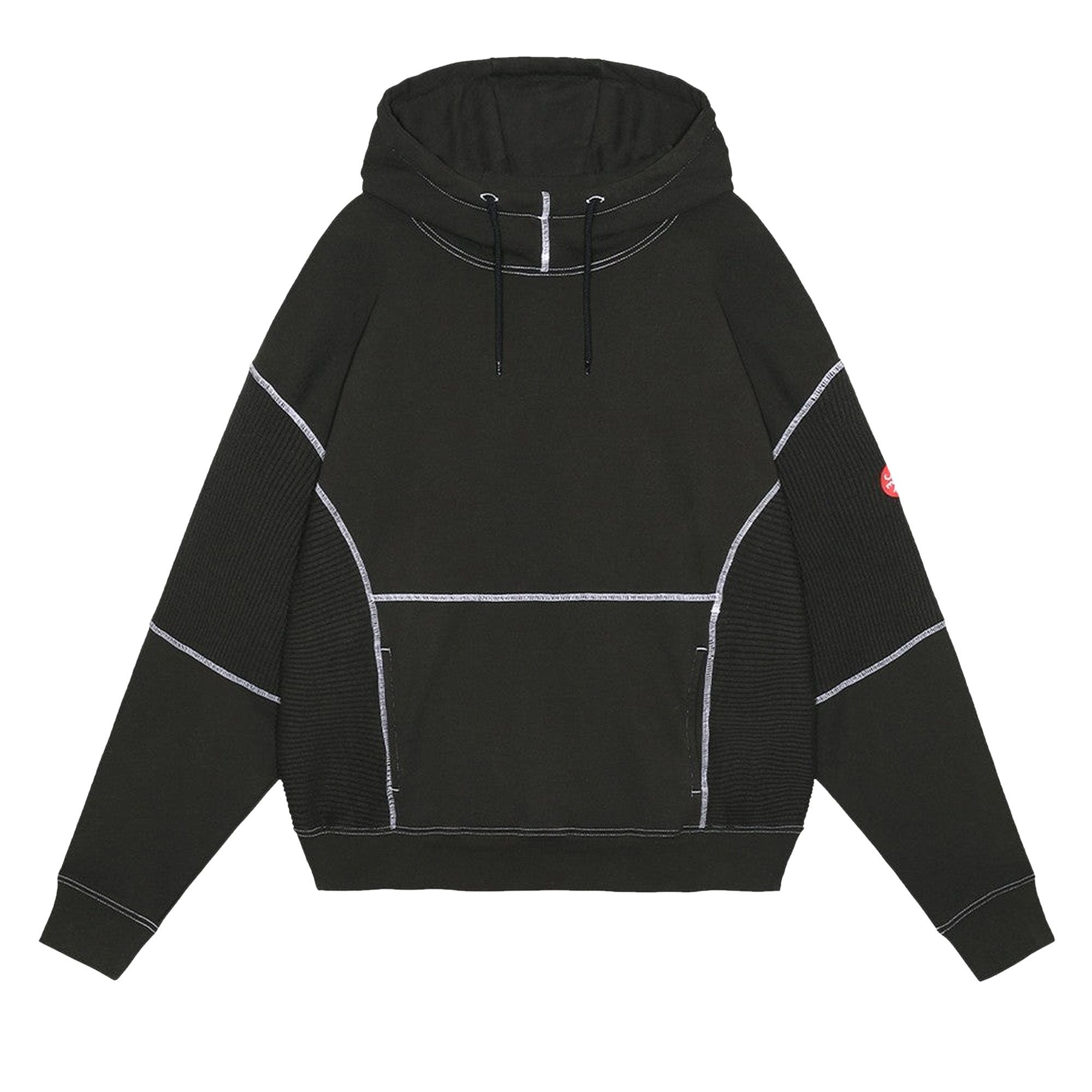 Cav Empt Wide Rib Cut Heavy Hoodie 'Black' - 1