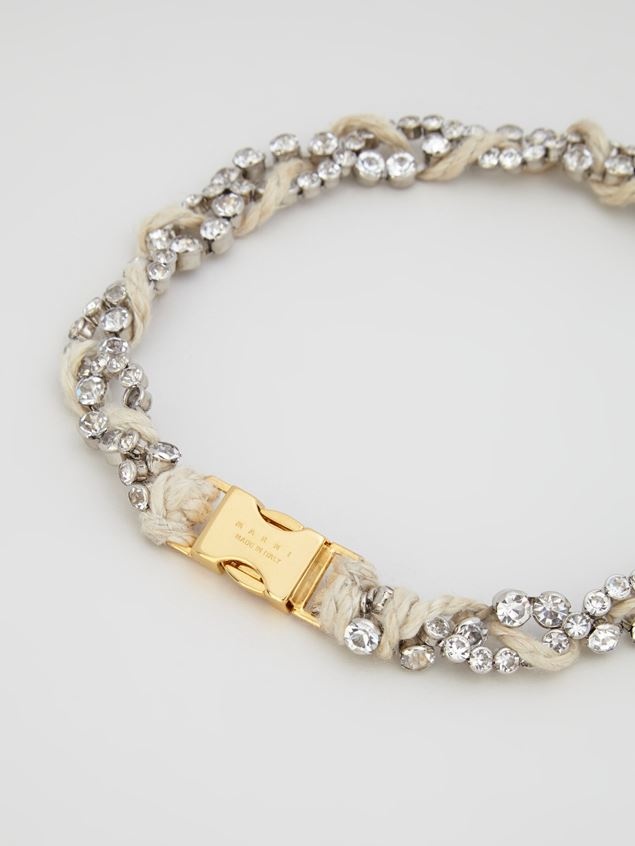 BRASS AND STRASS FOUND TREASURES NECKLACE - 2