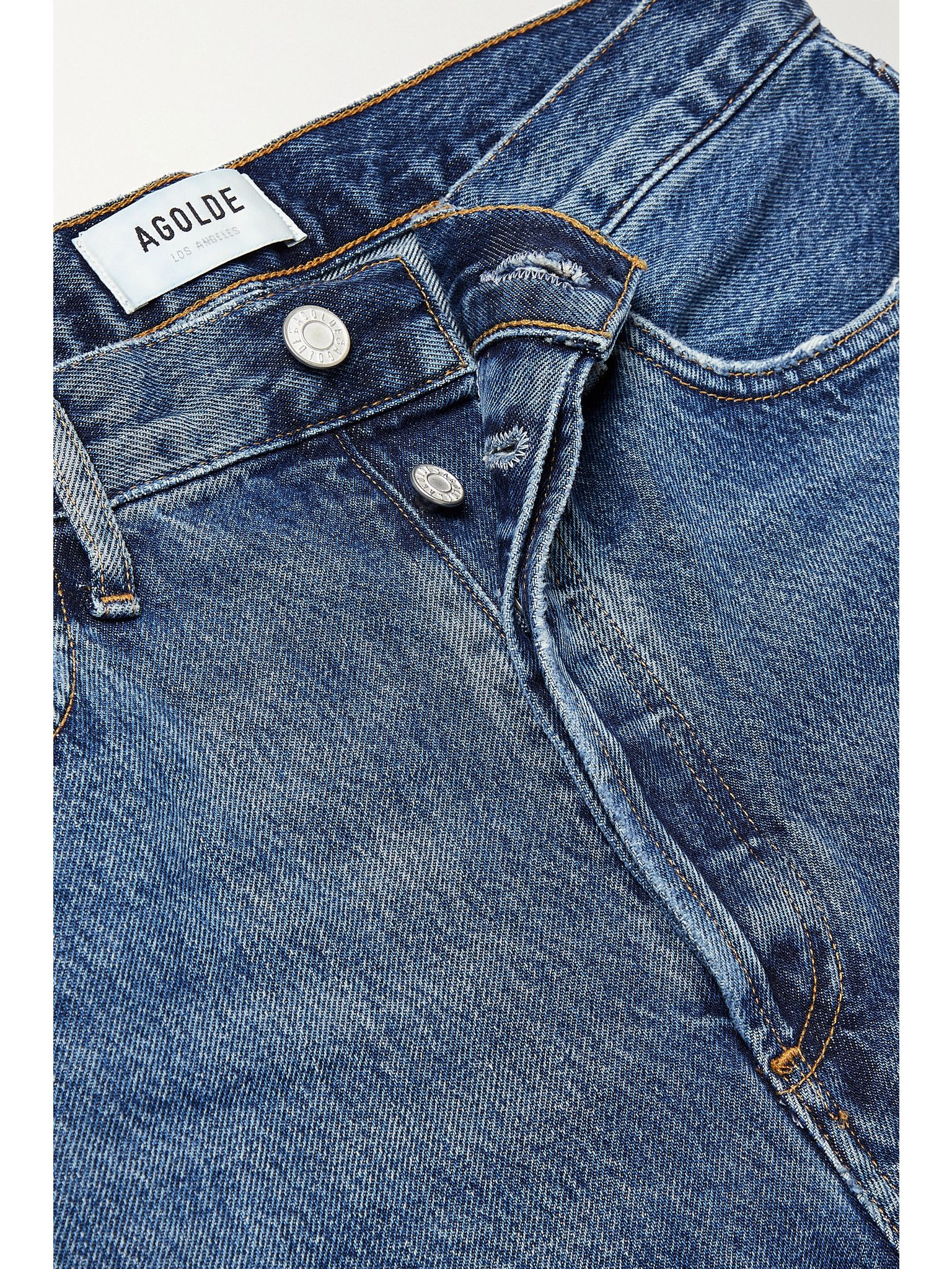 + NET SUSTAIN '90s Pinch Waist high-rise straight-leg organic jeans Dark denim - 5