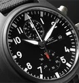 Pilot's TOP GUN Automatic Chronograph 44mm Ceramic and Leather Watch, Ref. No. IW389001 - 17