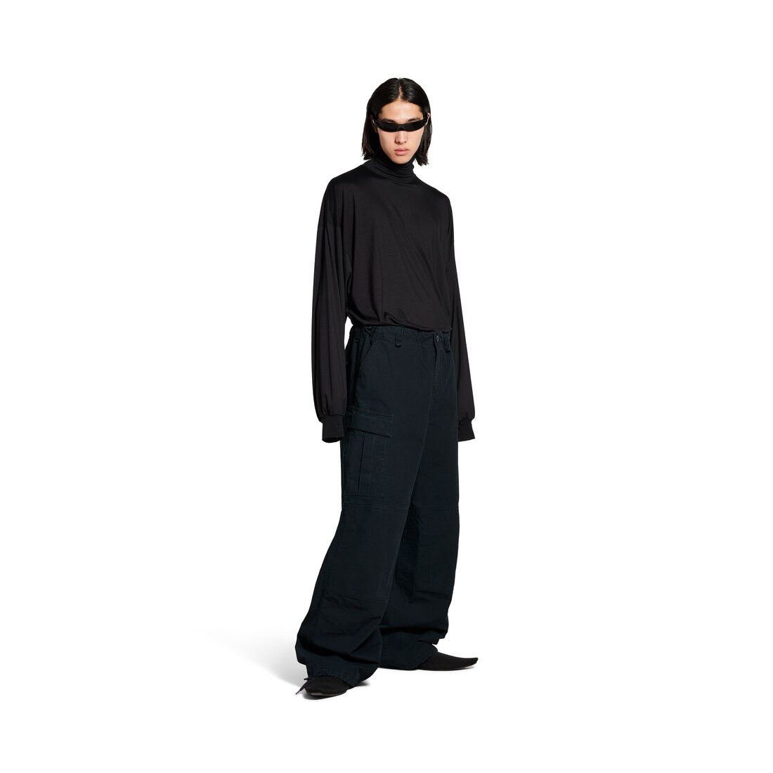 Men's Large Cargo Pants in Ink - 2