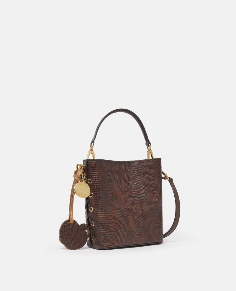 Frayme Scale-Embossed Bucket Bag 1