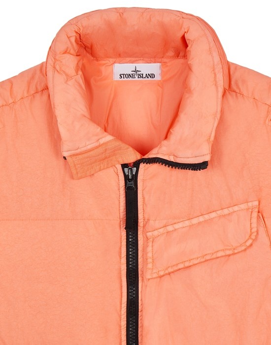 G0123 GARMENT DYED CRINKLE REPS R-NY DOWN PEACH - 3