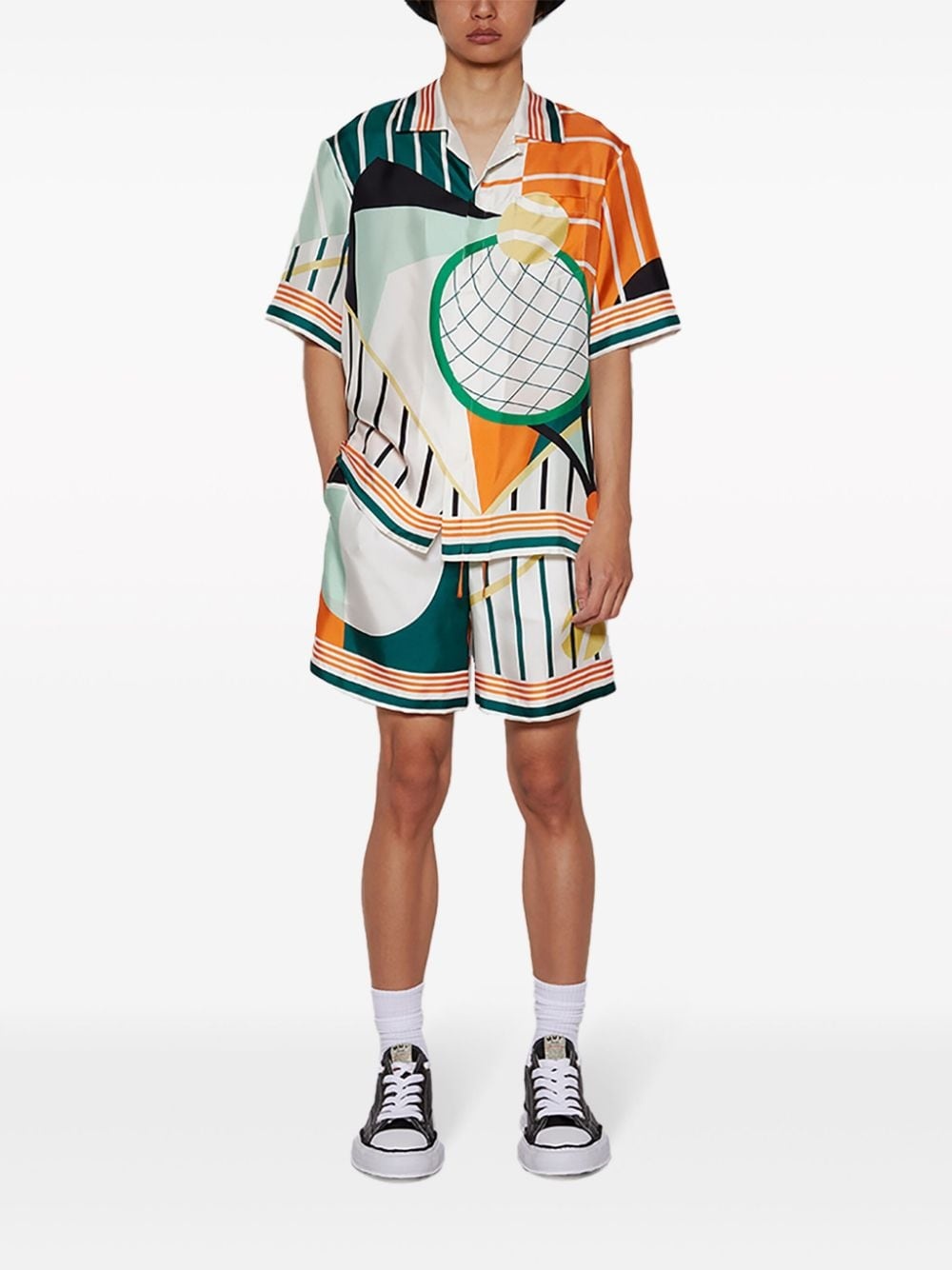 Court Abstrait track shorts - 2