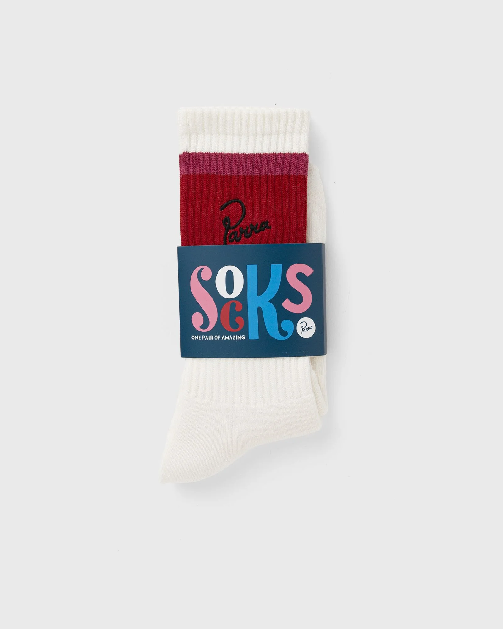 SIGNATURE STRIPED CREW SOCKS - 1