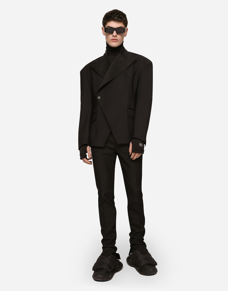 Stretch wool fabric Sicilia-fit jacket - 3