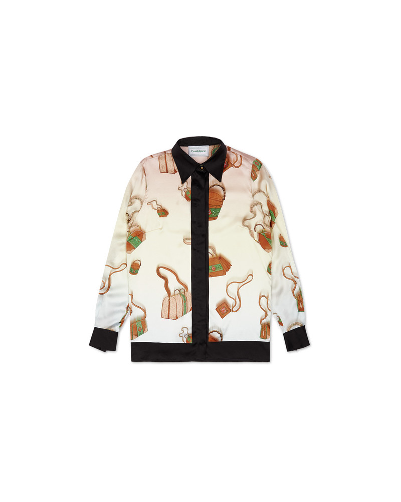 Casa Handbags Silk Shirt 1
