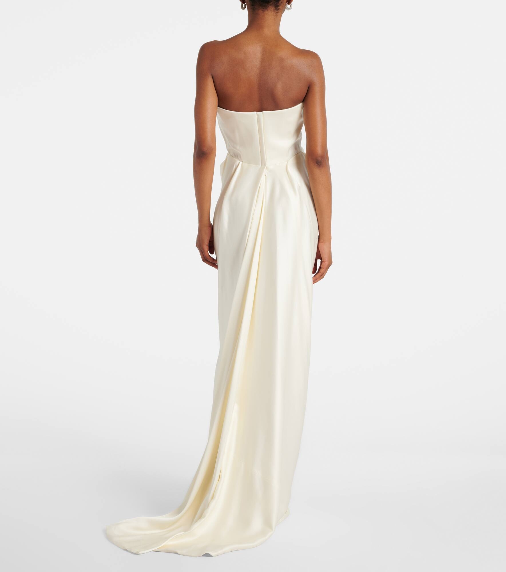 Bridal Galaxy crêpe satin corset gown - 3