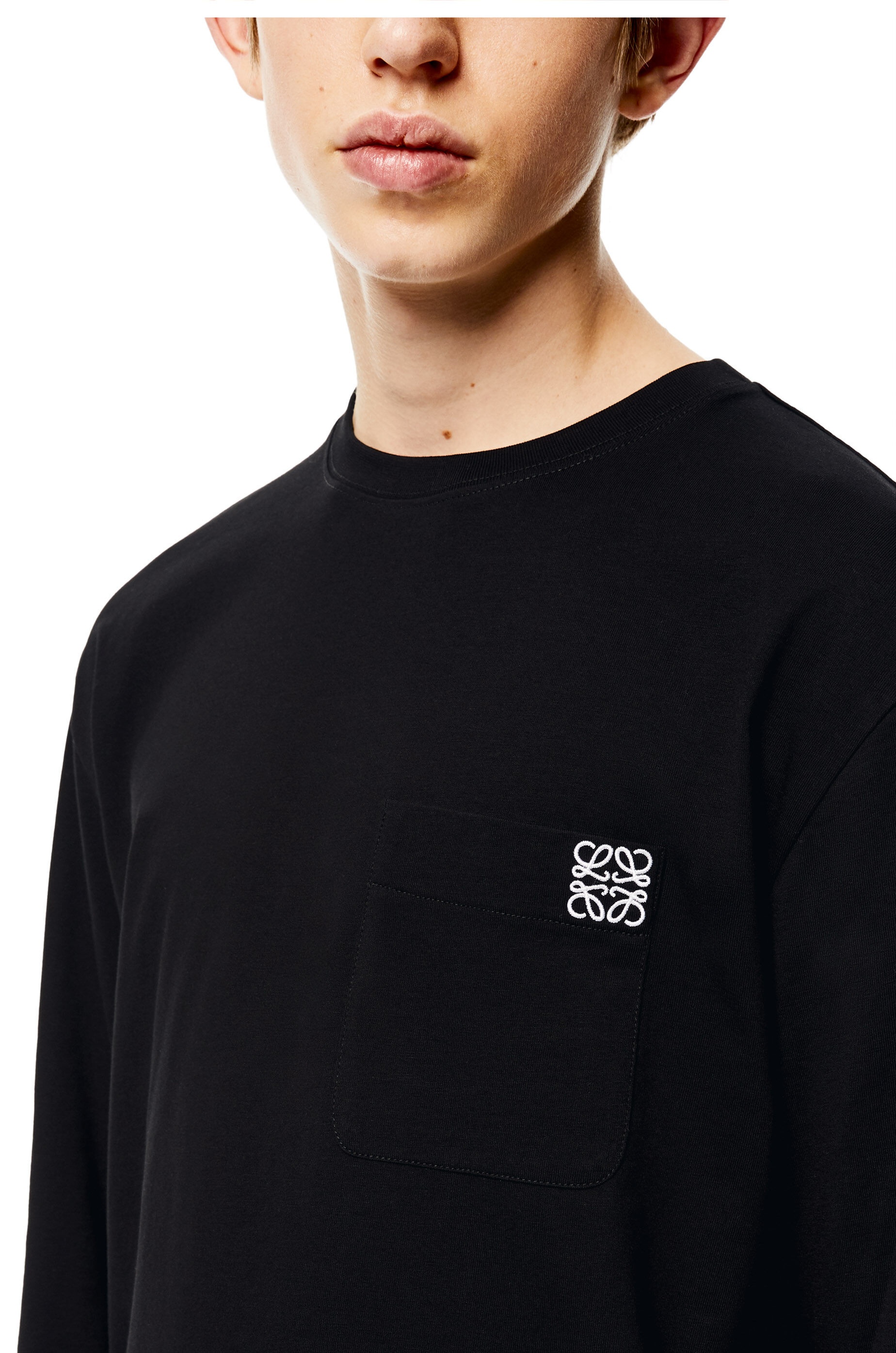 Anagram long sleeve T-shirt in cotton - 5