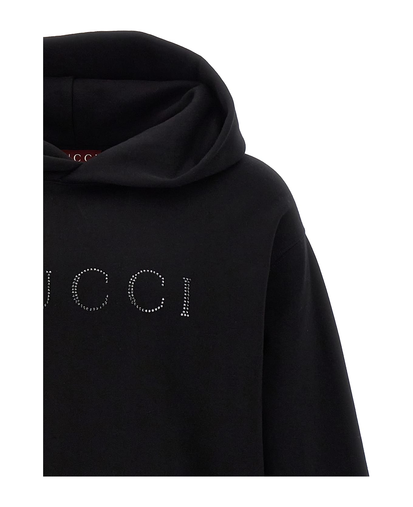 Rhinestone Logo Hoodie - 3