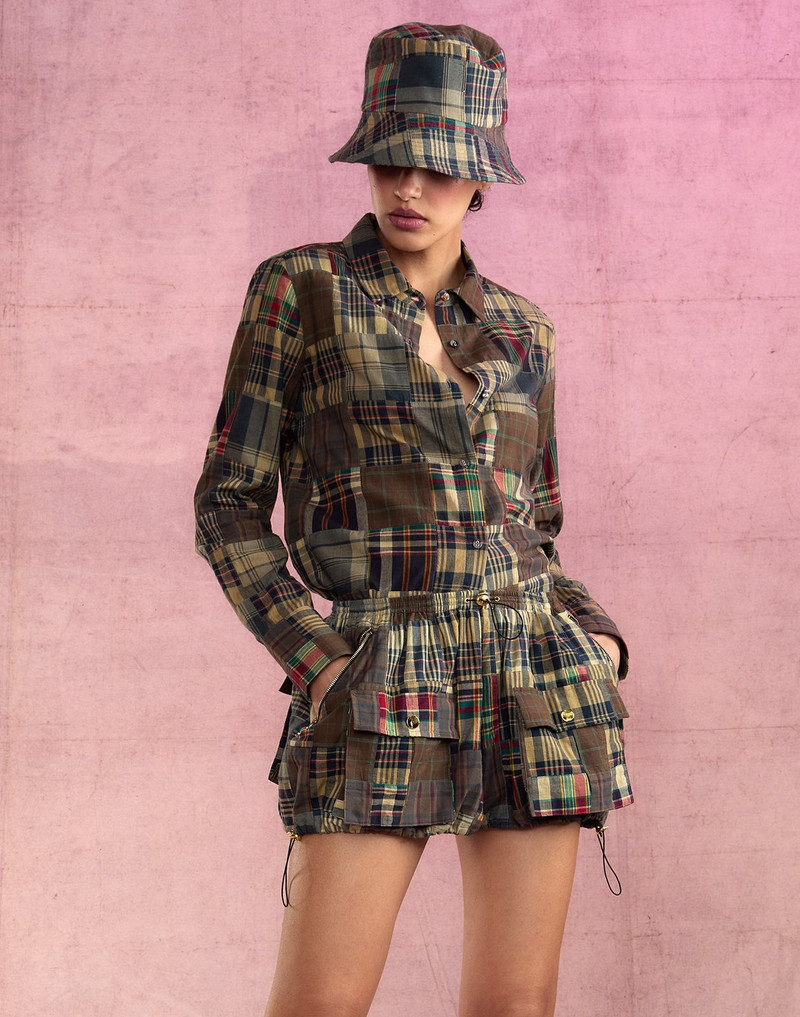 Madrid Madras Cargo Shorts 4