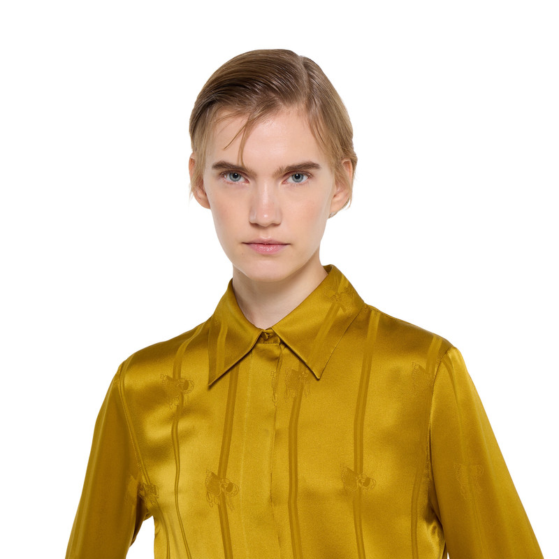 Equestrian silk jacquard shirt 4