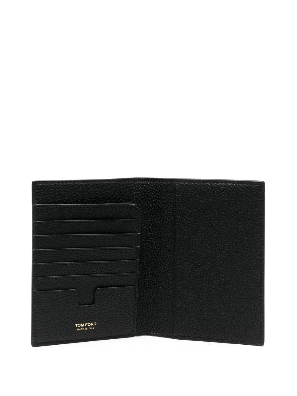engraved-logo passport holder - 3
