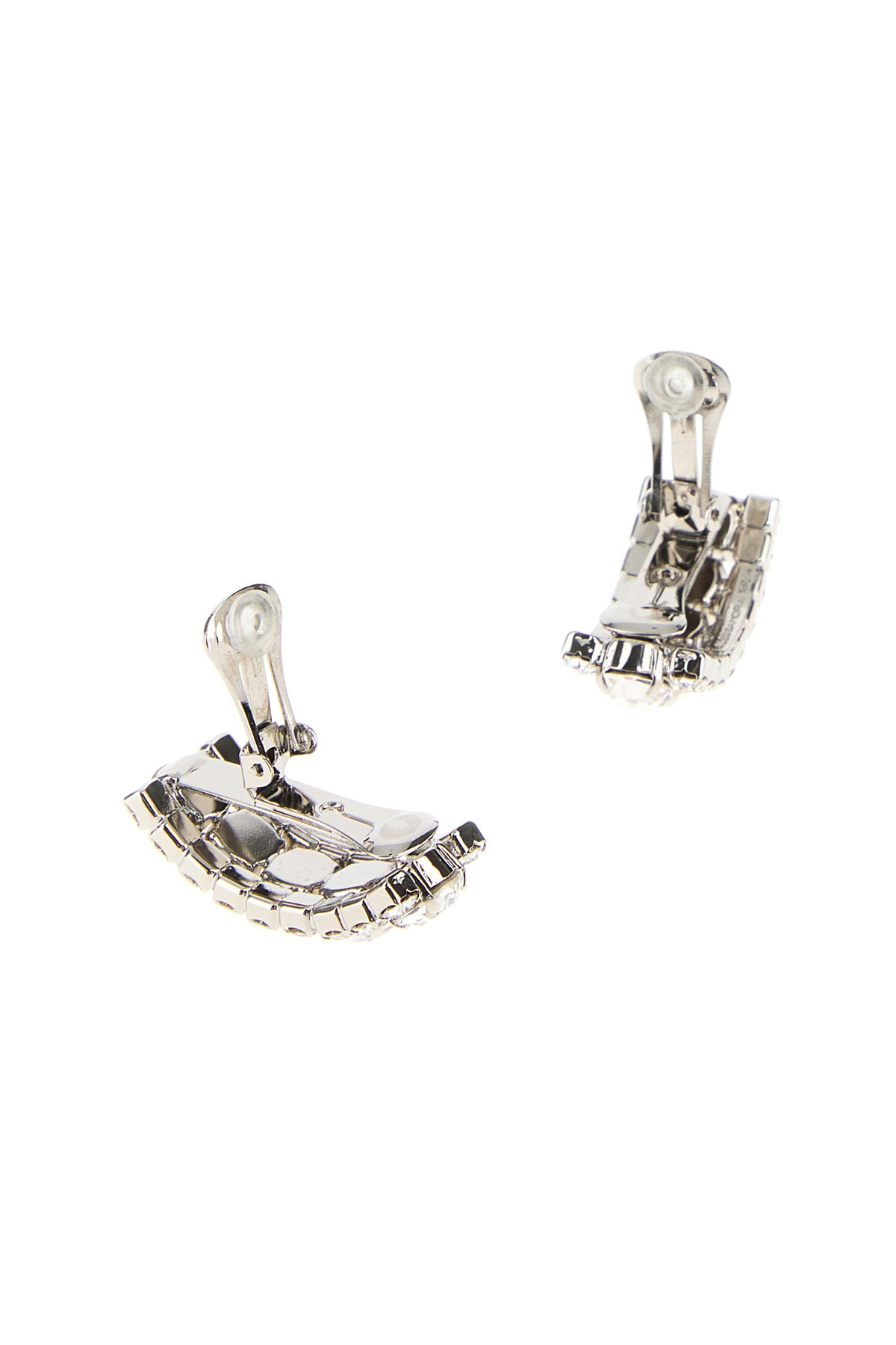 Embellished metal Crystal earrings - 3