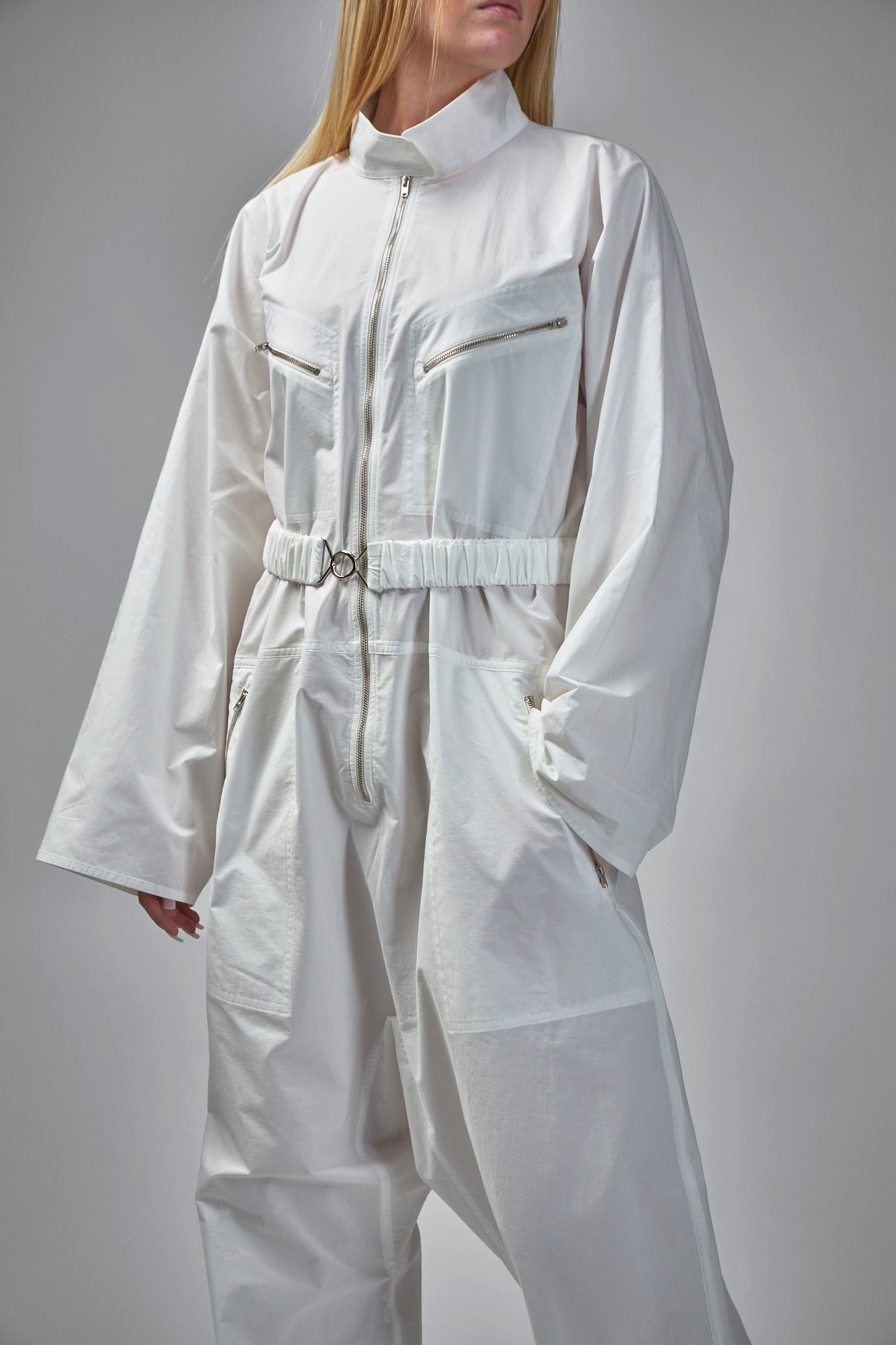 Plateau Loose Fit Jumpsuit with Belt - 5