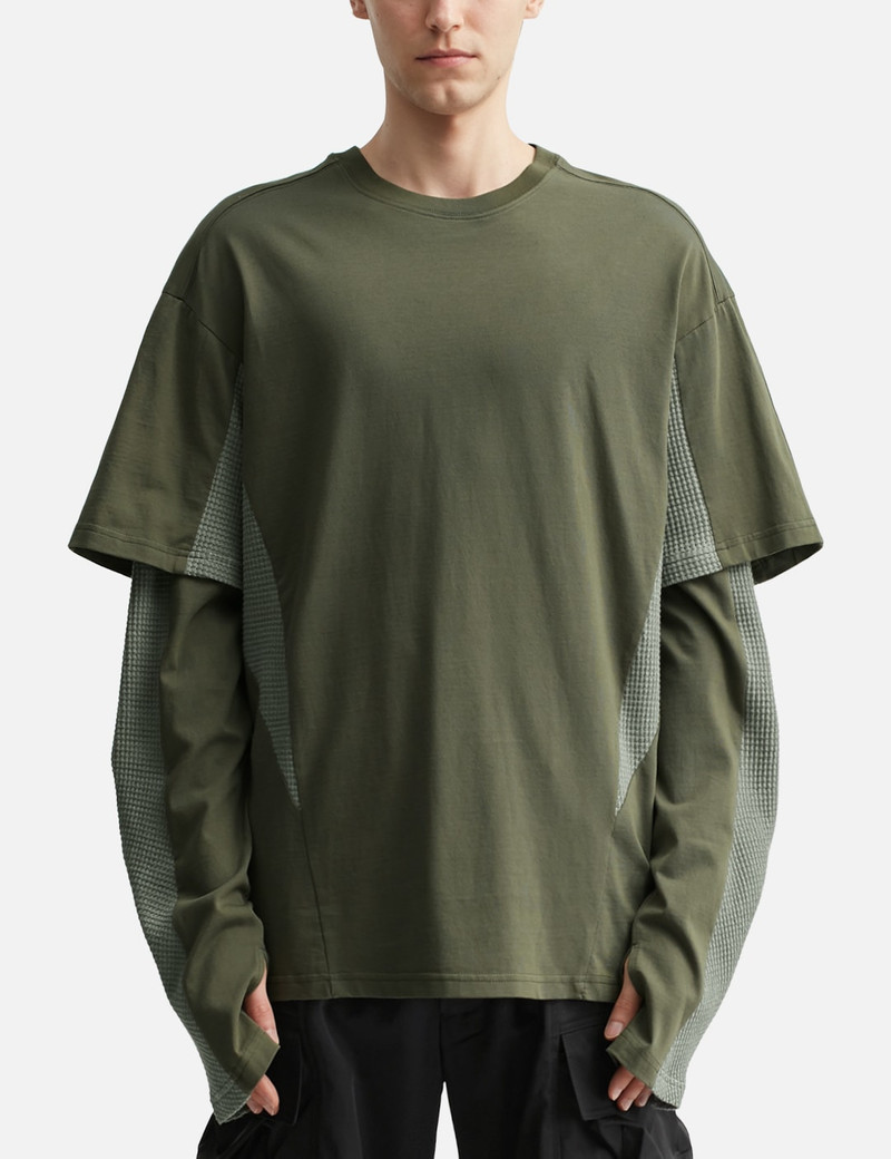 DIFFRACTION KNIT LAYERED LONGSLEEVE 3