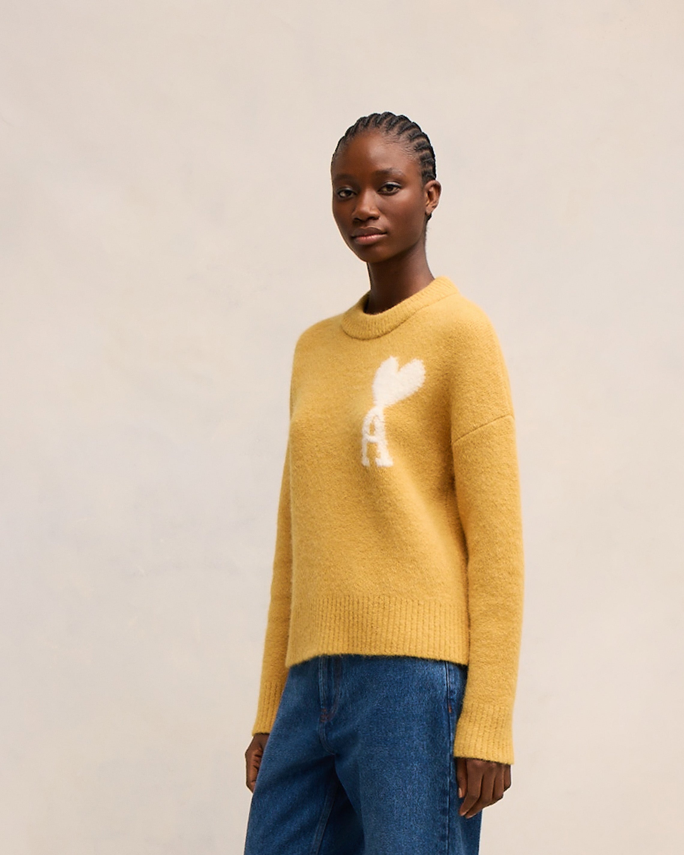 OFF-WHITE AMI DE COEUR CREW NECK SWEATER - 6