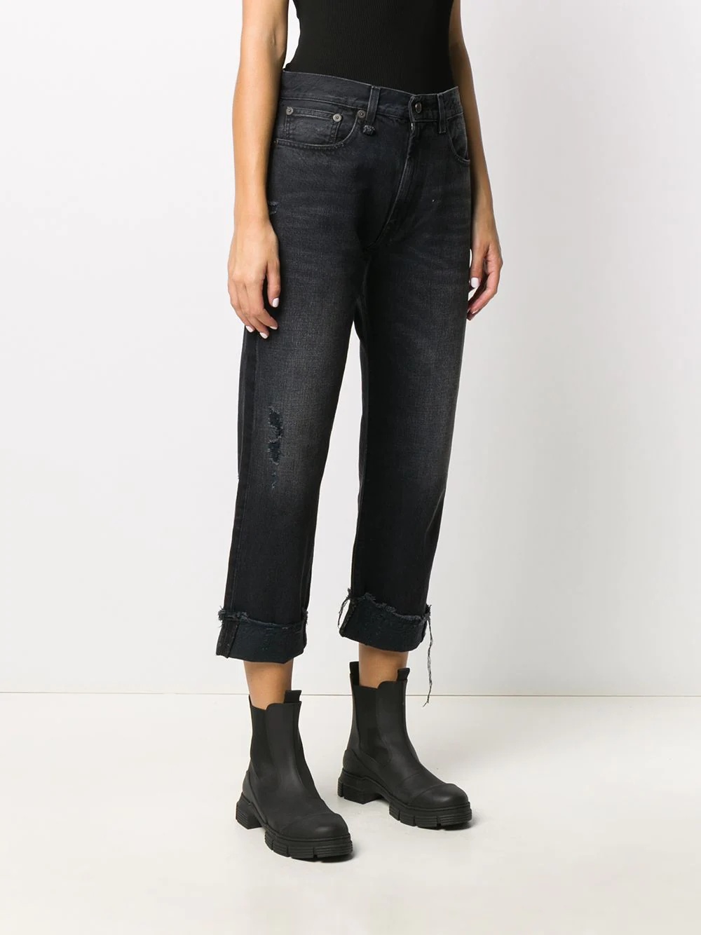 cropped jeans - 3