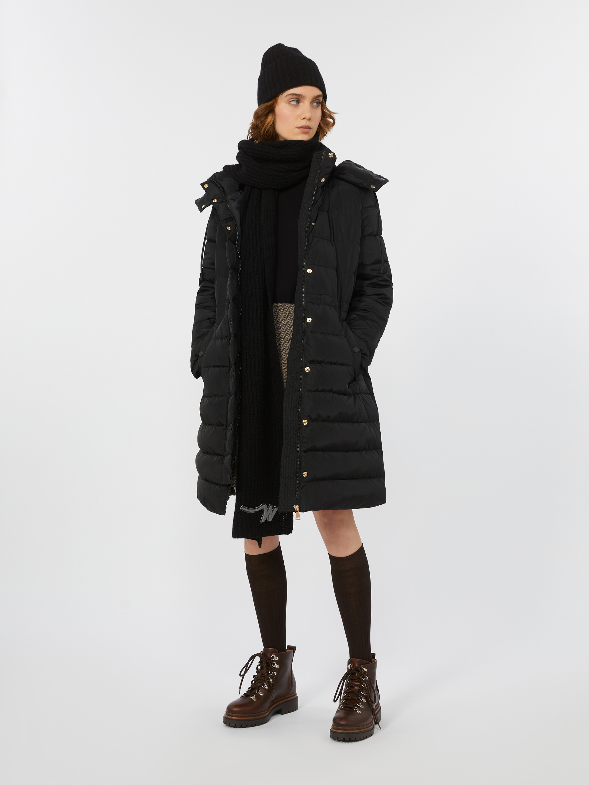CERBERO Slim-fit down jacket in water-repellent taffeta - 2