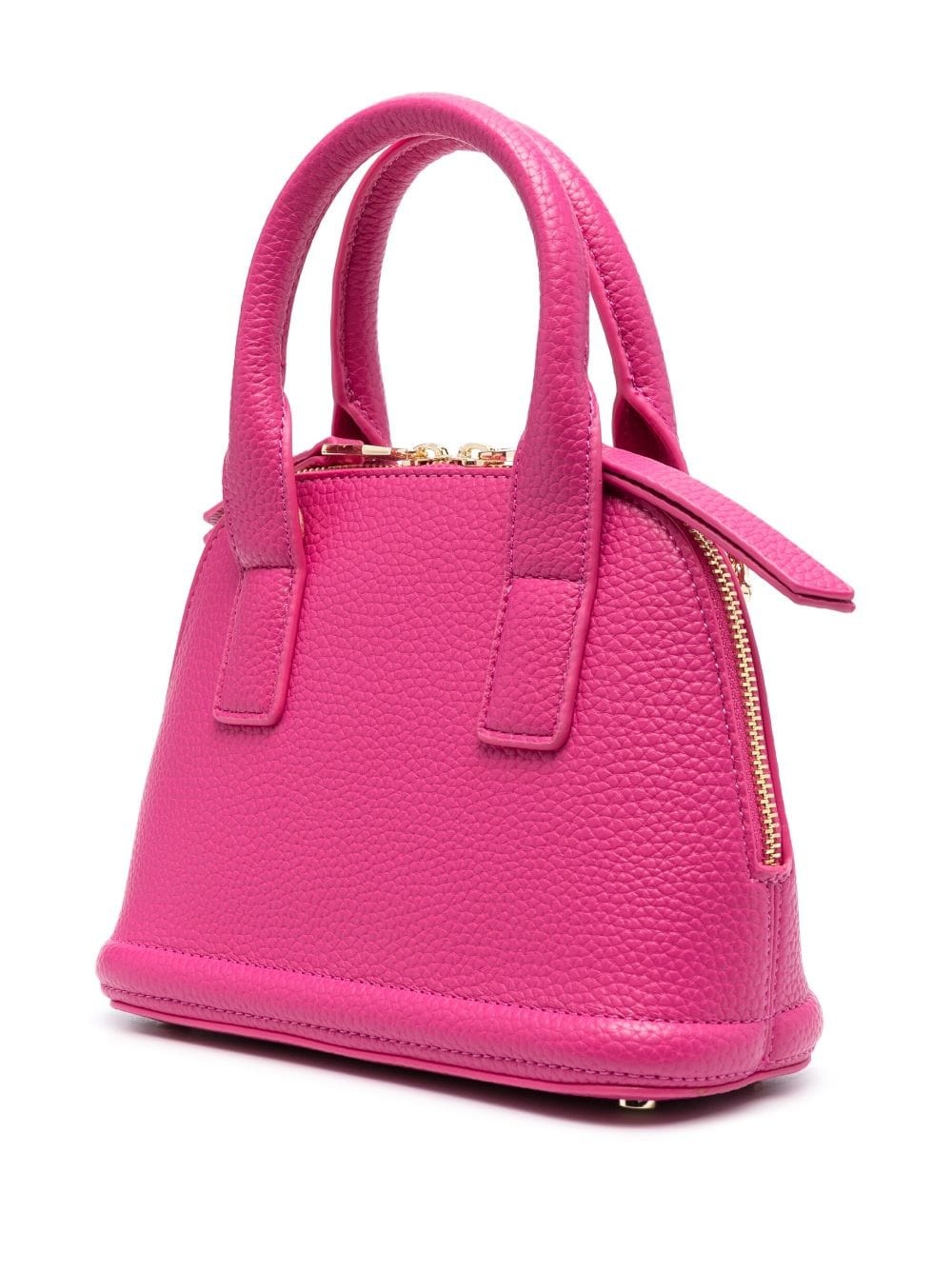 logo-buckle faux-leather tote bag - 4