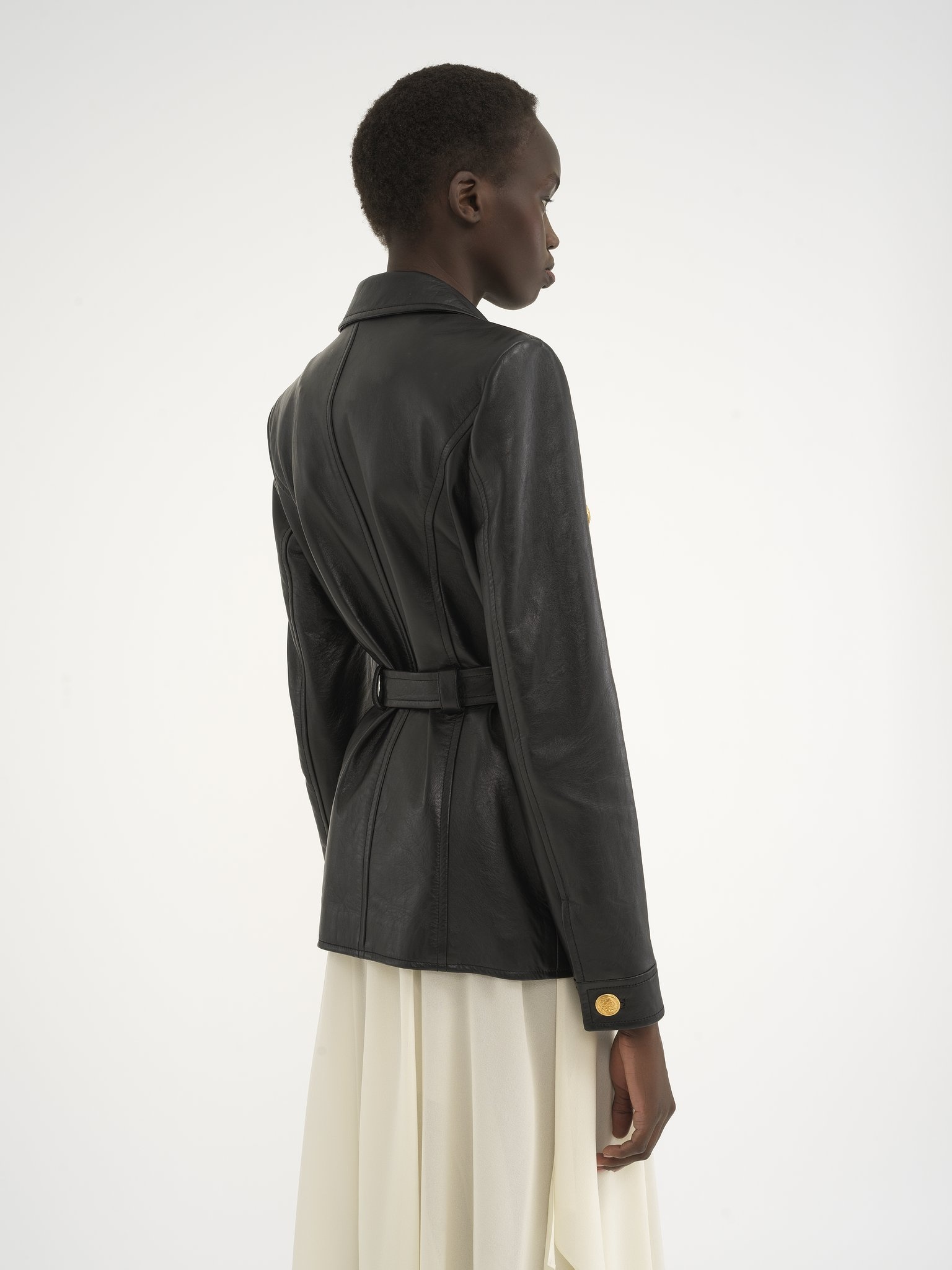 UTILITARIAN JACKET IN LEATHER - 6