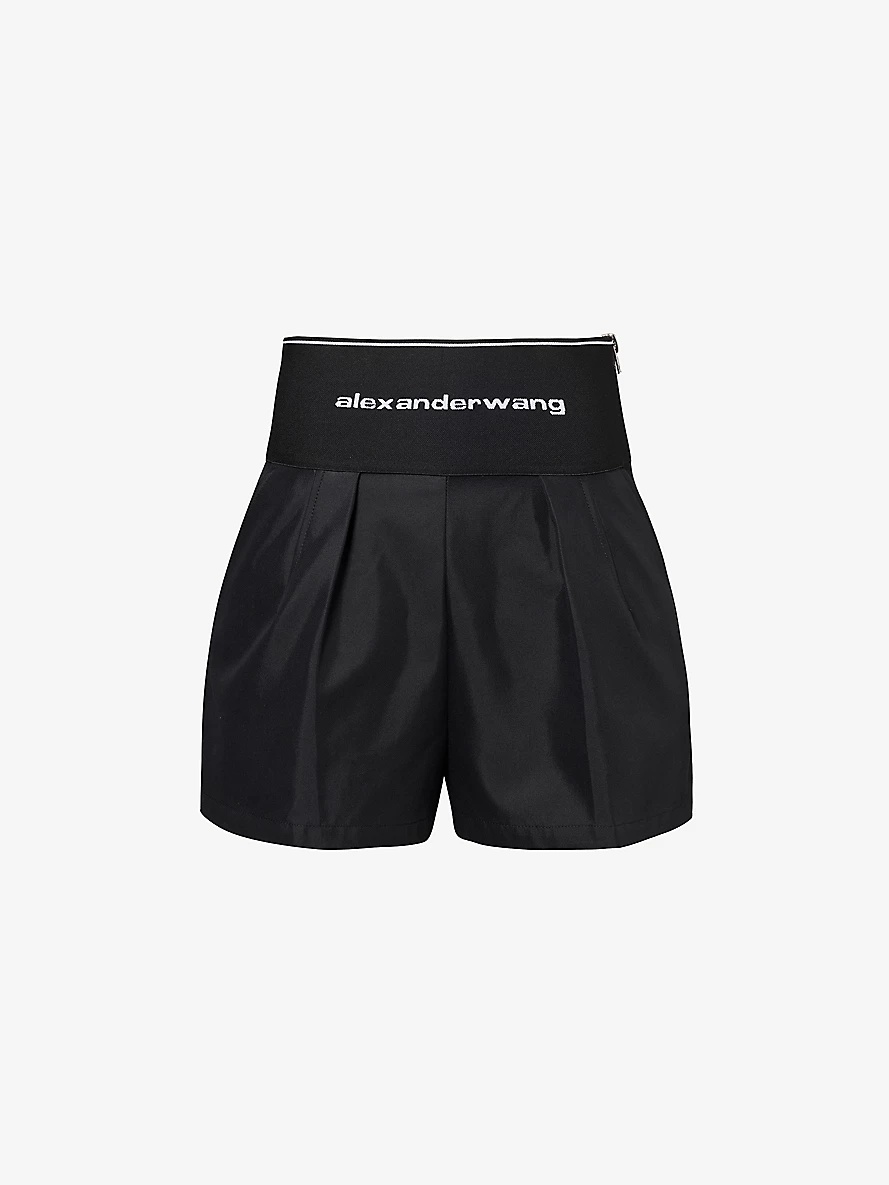 Safari branded-waist cotton-blend shorts - 1