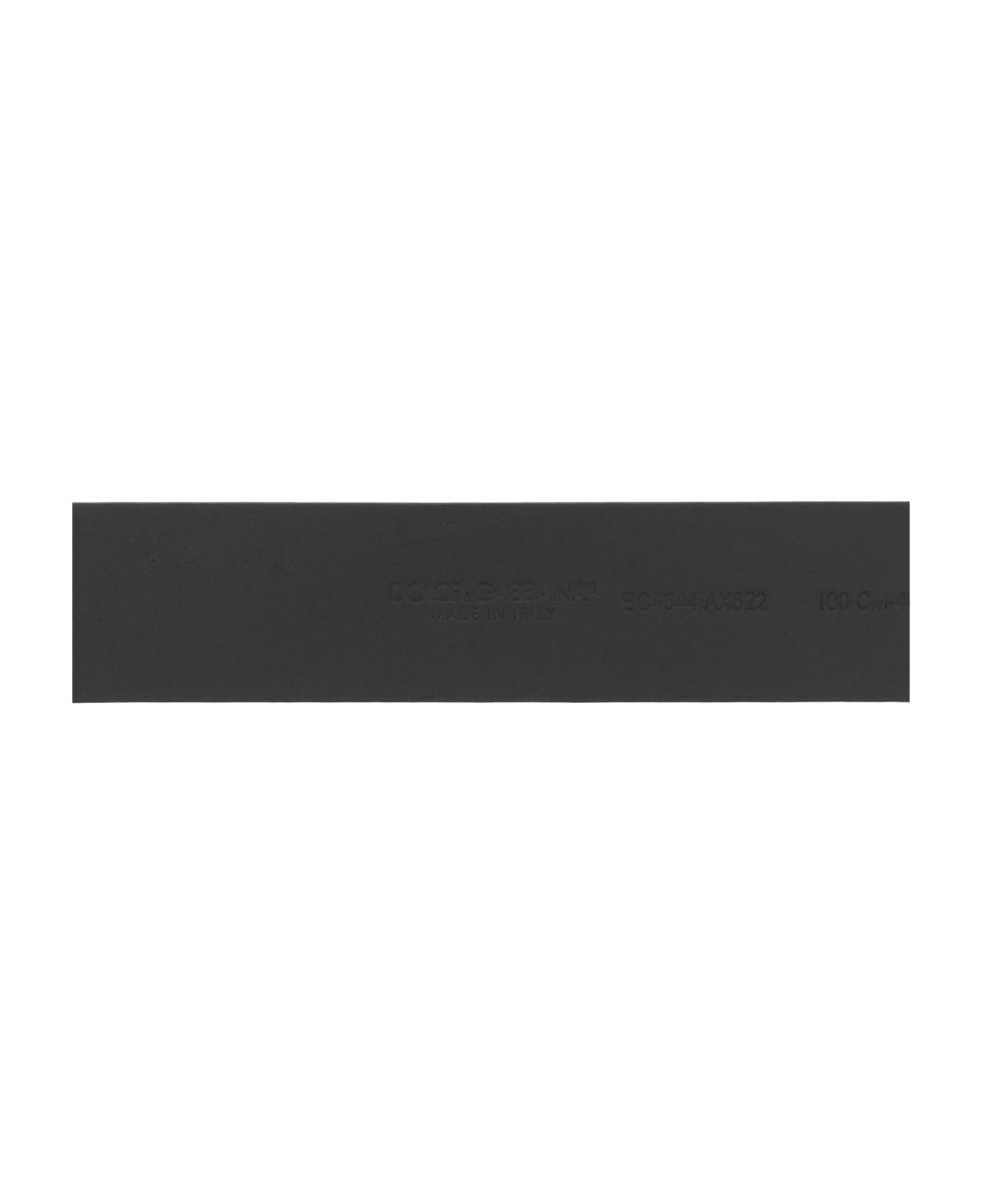 Lux Leather Belt With Crossed Dg Logo - 4