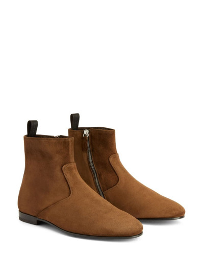 Giuseppe Zanotti Ron suede ankle boots outlook
