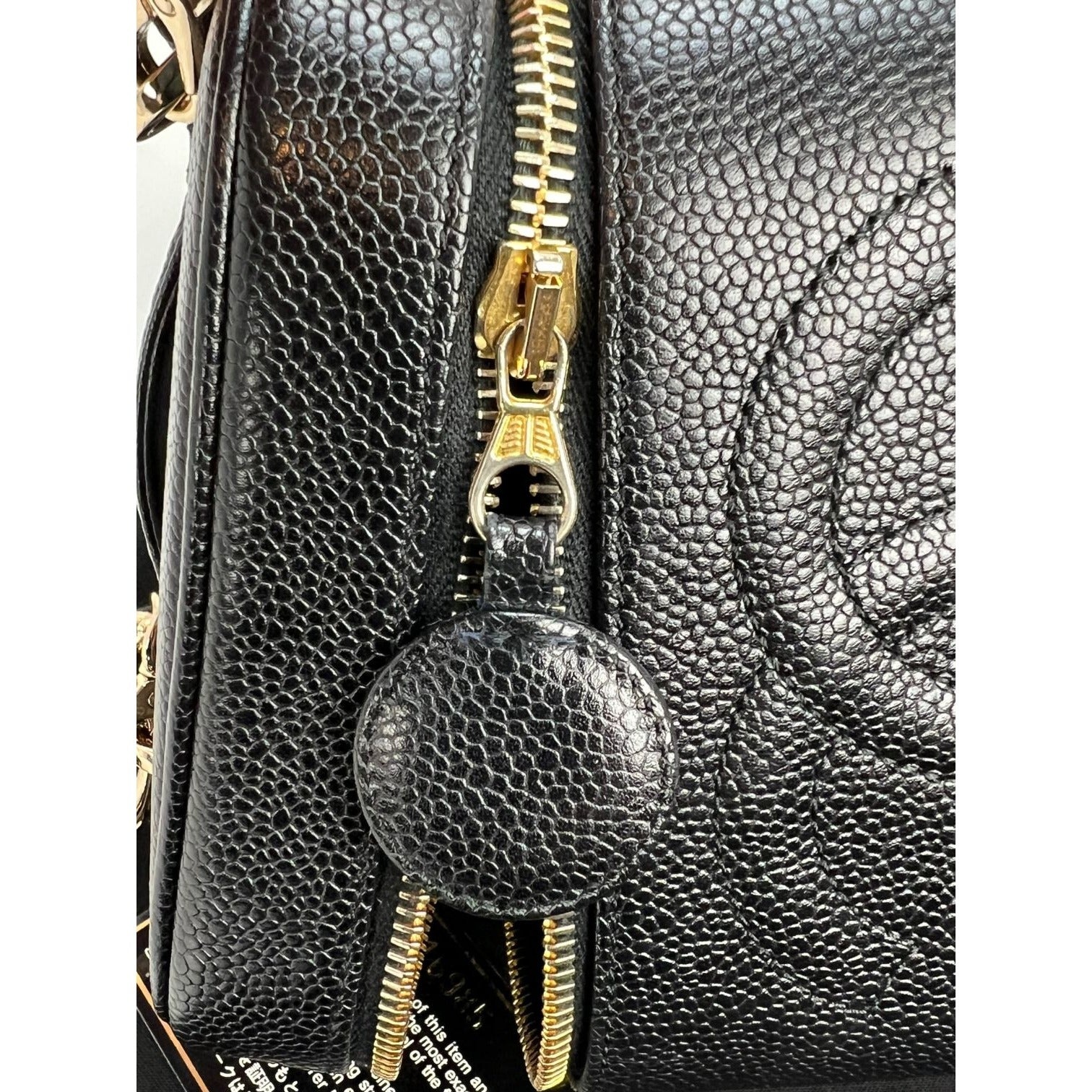 Chanel Vanity Cosmetic Case Black Caviar Leather Bag - 11