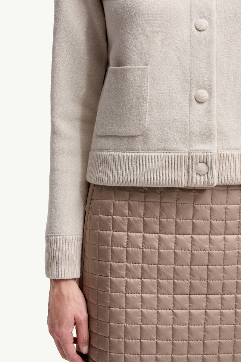 Padded Wool Cardigan 6