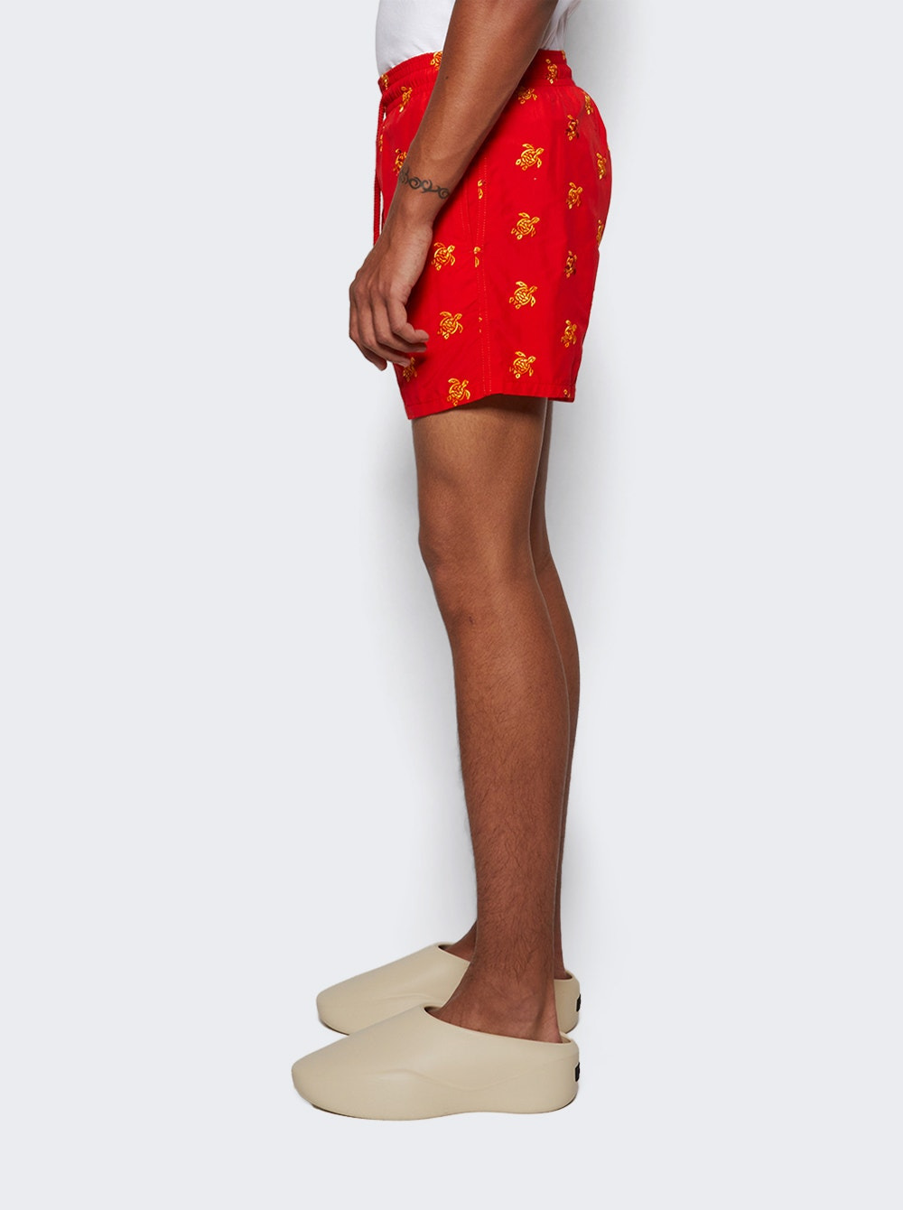 Embroidered Turtle Swim Trunks Coque Licot - 4
