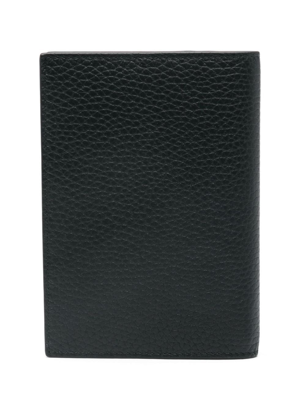 embossed-logo leather wallet - 2