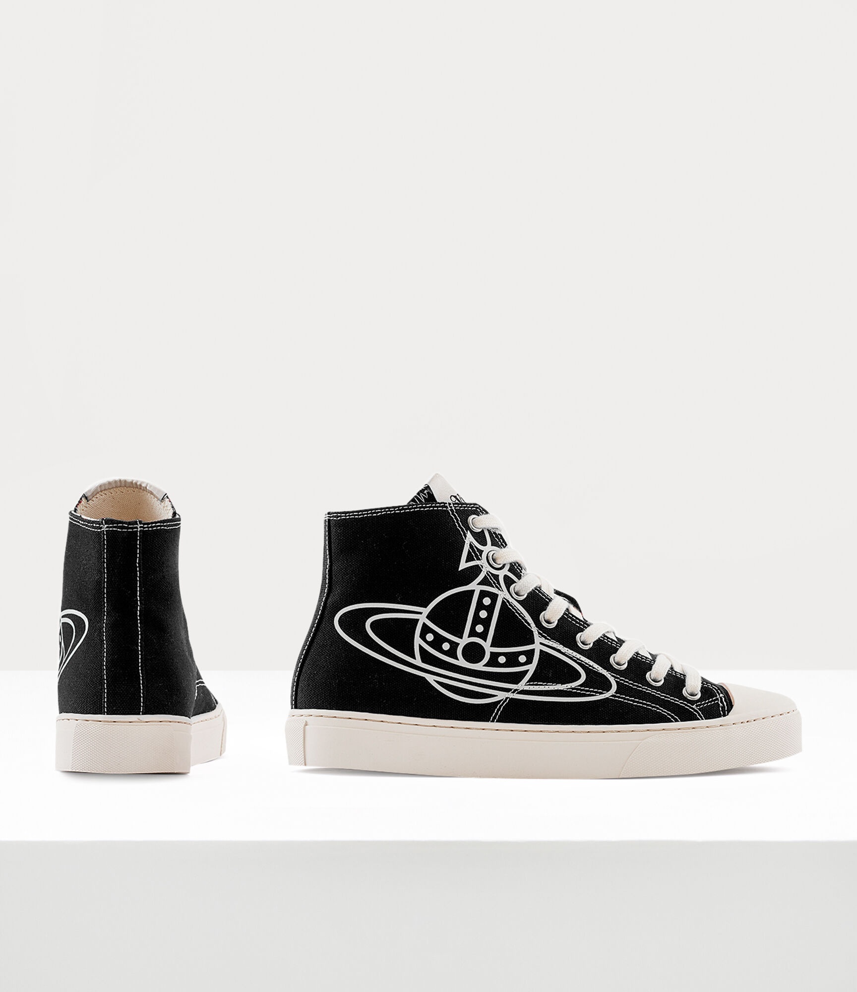 Vivienne Westwood Black Plimsoll High-top Sneakers