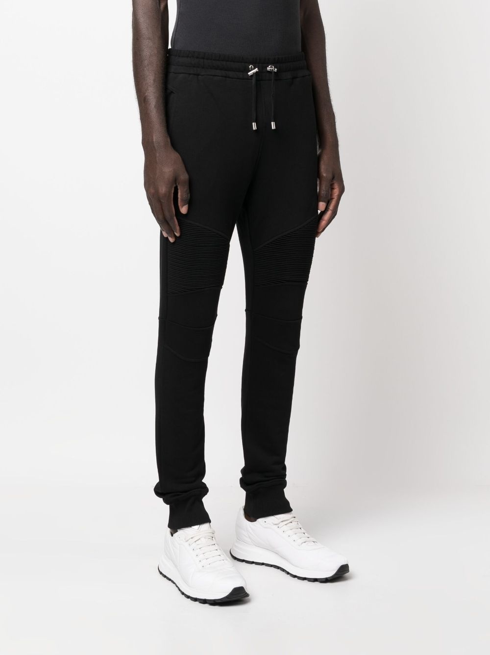 logo-print ribbed track pants - 3