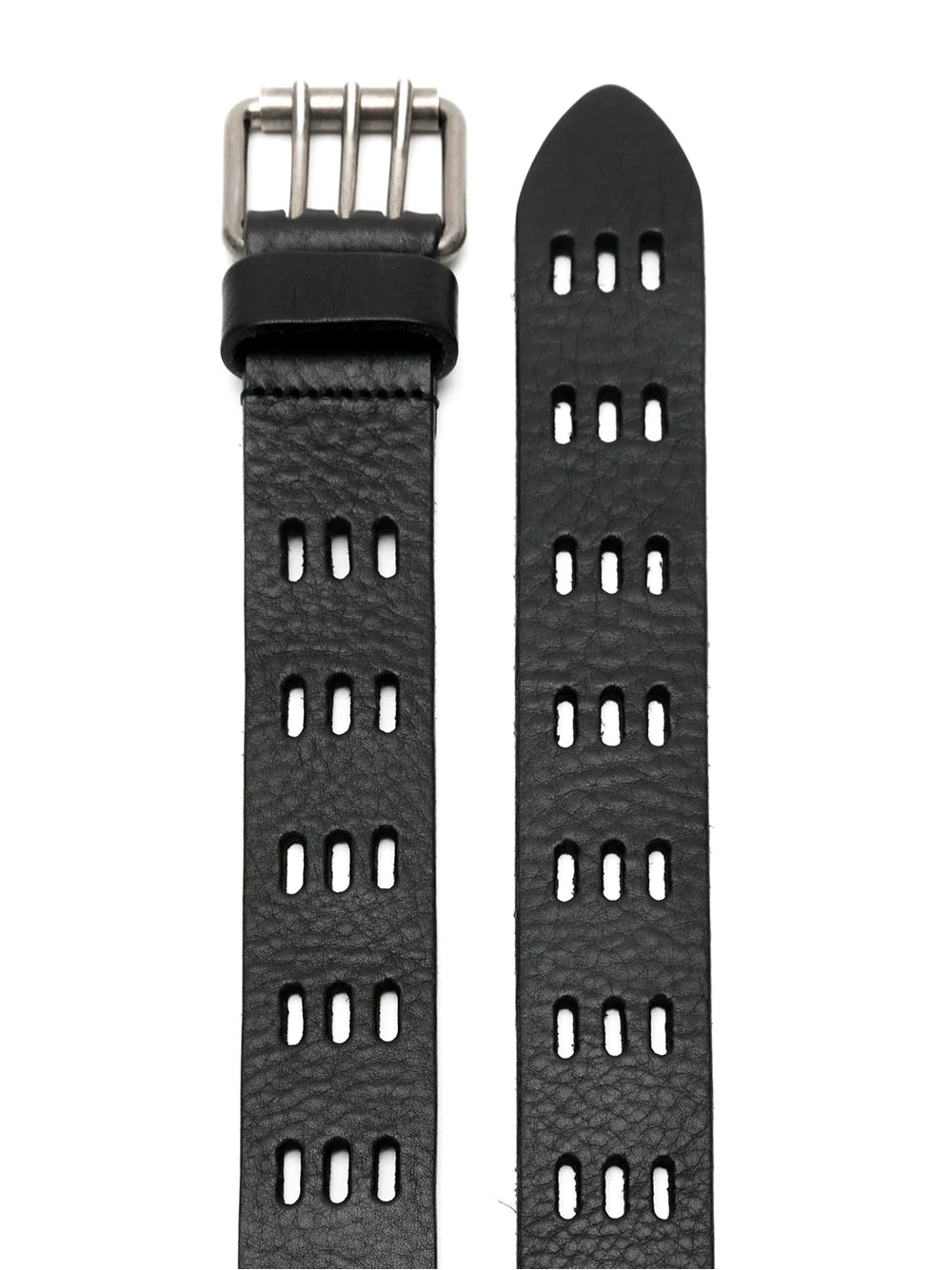 perforated biker belt - 2