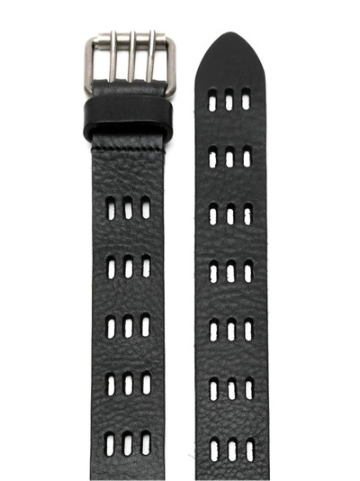 SAINT LAURENT perforated biker belt outlook