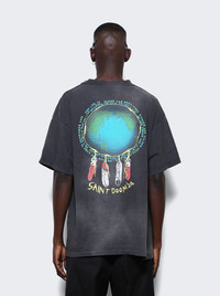 SAINT M×××××× X Lastman Holy Ghost Tee Black | thewebster