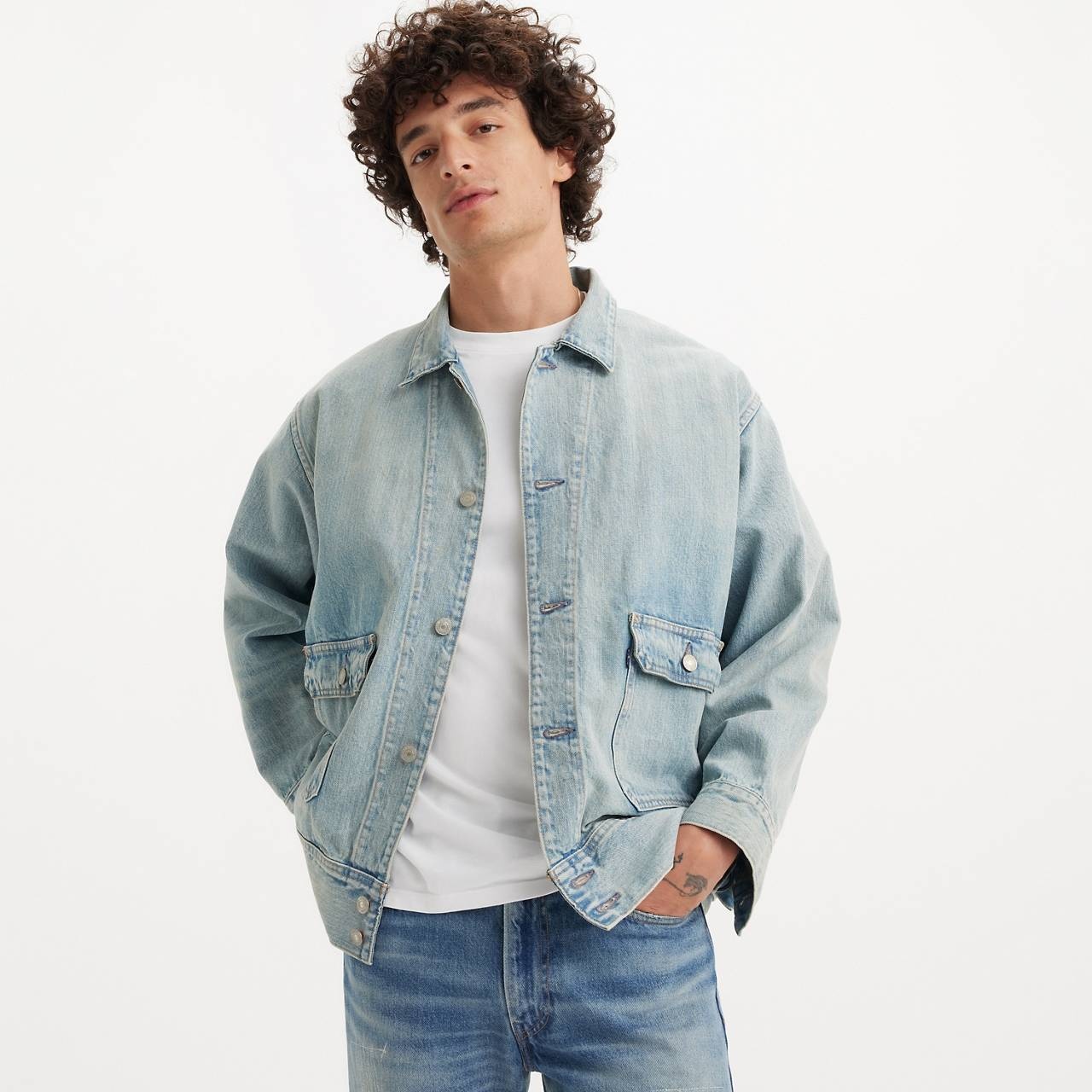 LEVI’S® MEN’S JAPANESE DENIM UTILITY TRUCKER JACKET - 3