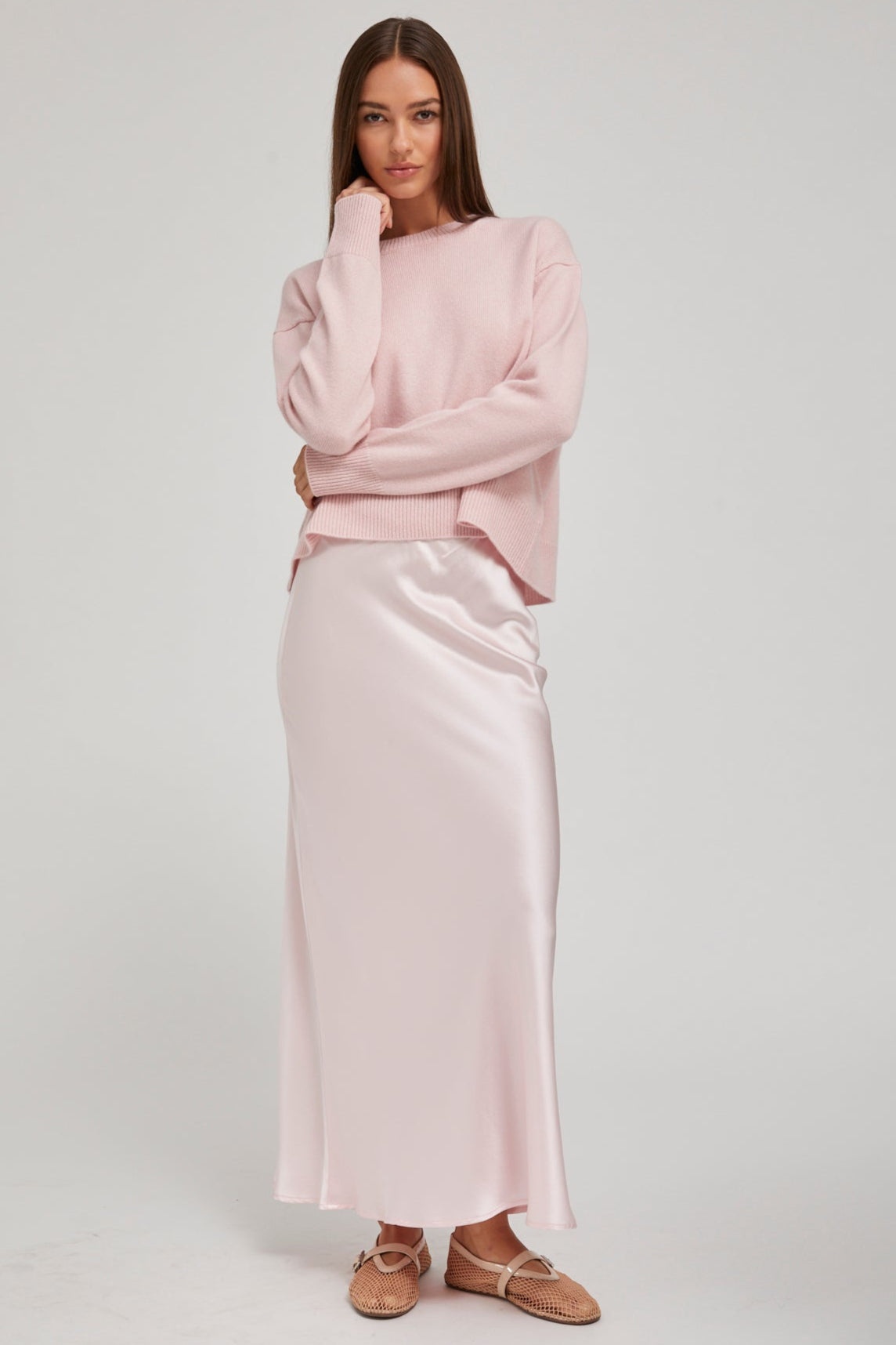 PIXIE CASHMERE BOXY SWEATER - 2