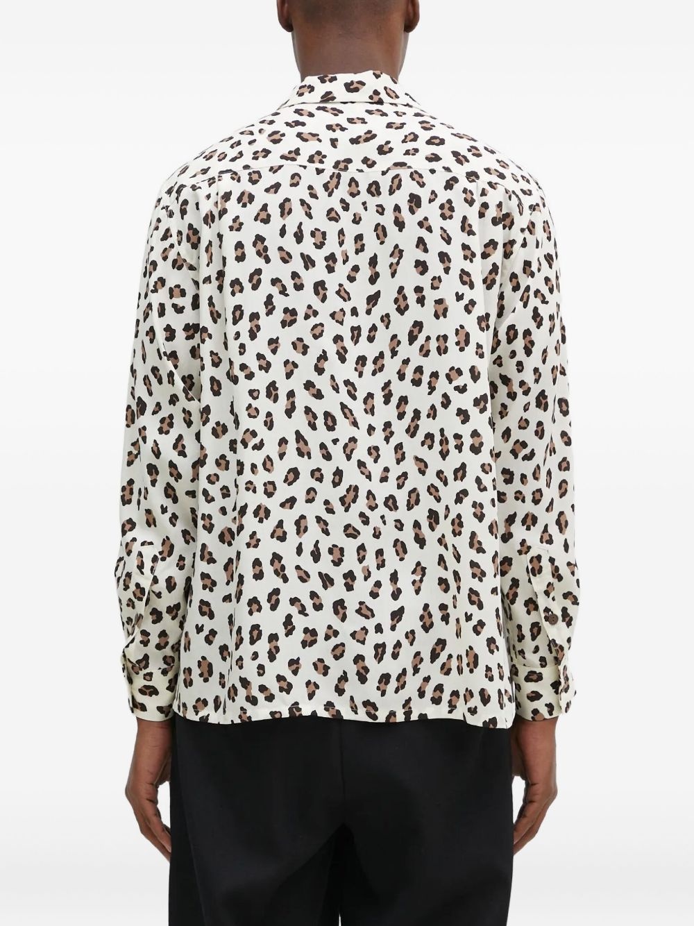 leopard-print shirt - 4