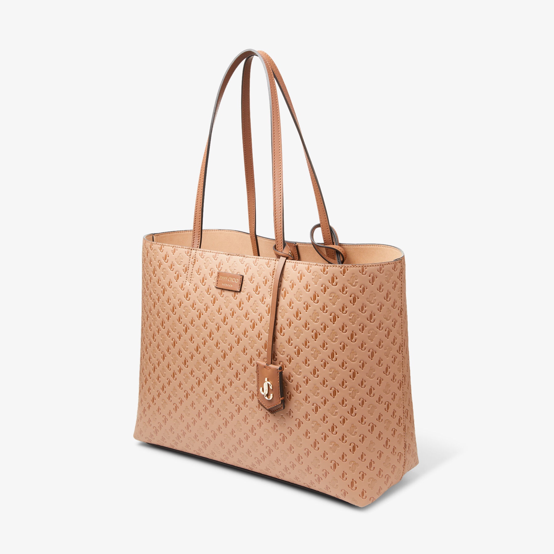 Nine2five E/w
Caramel JC Monogram Print and Light Cuoio Calf Leather Tote Bag - 3