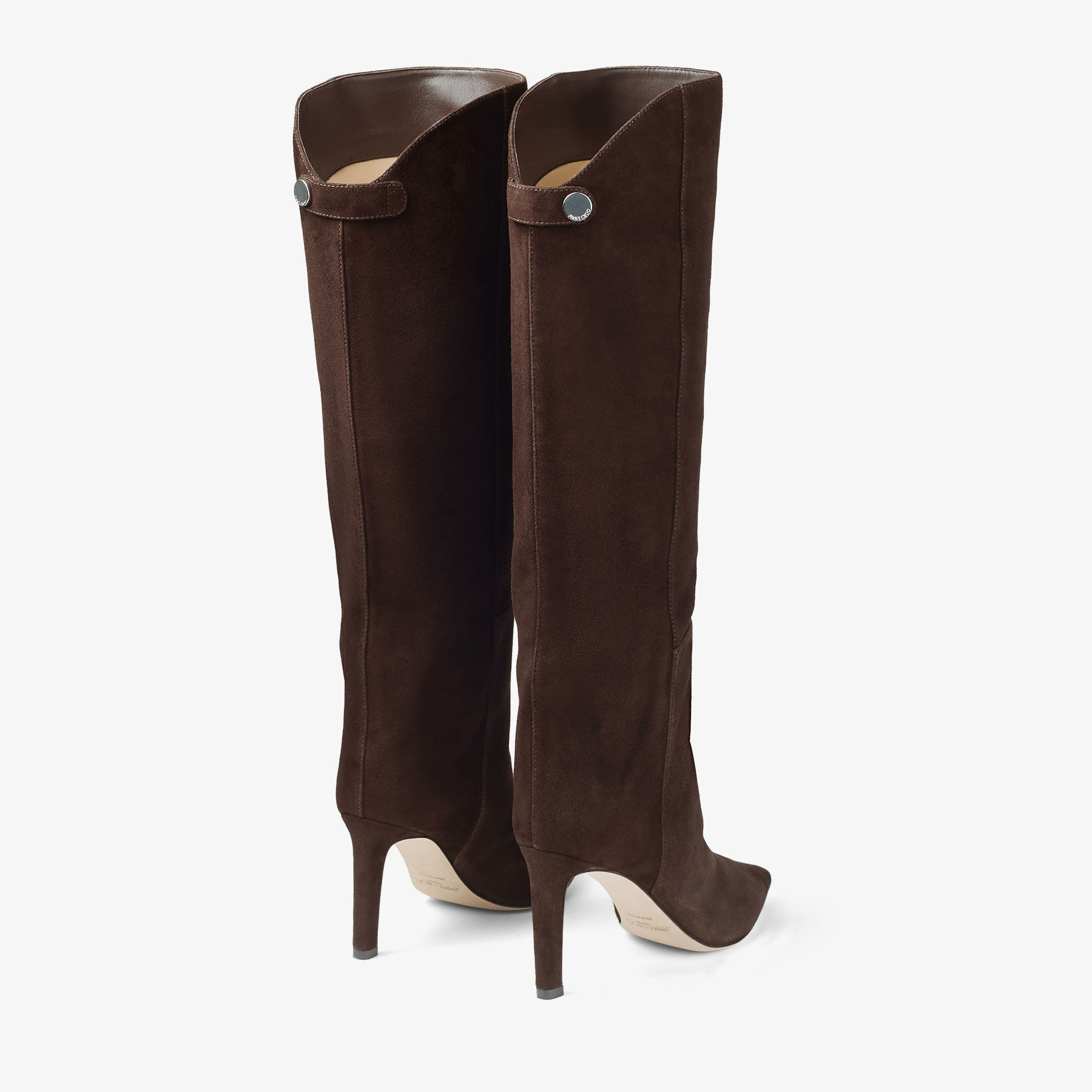 Alizze Knee Boot 85
Chocolate Suede Knee High Boots - 4